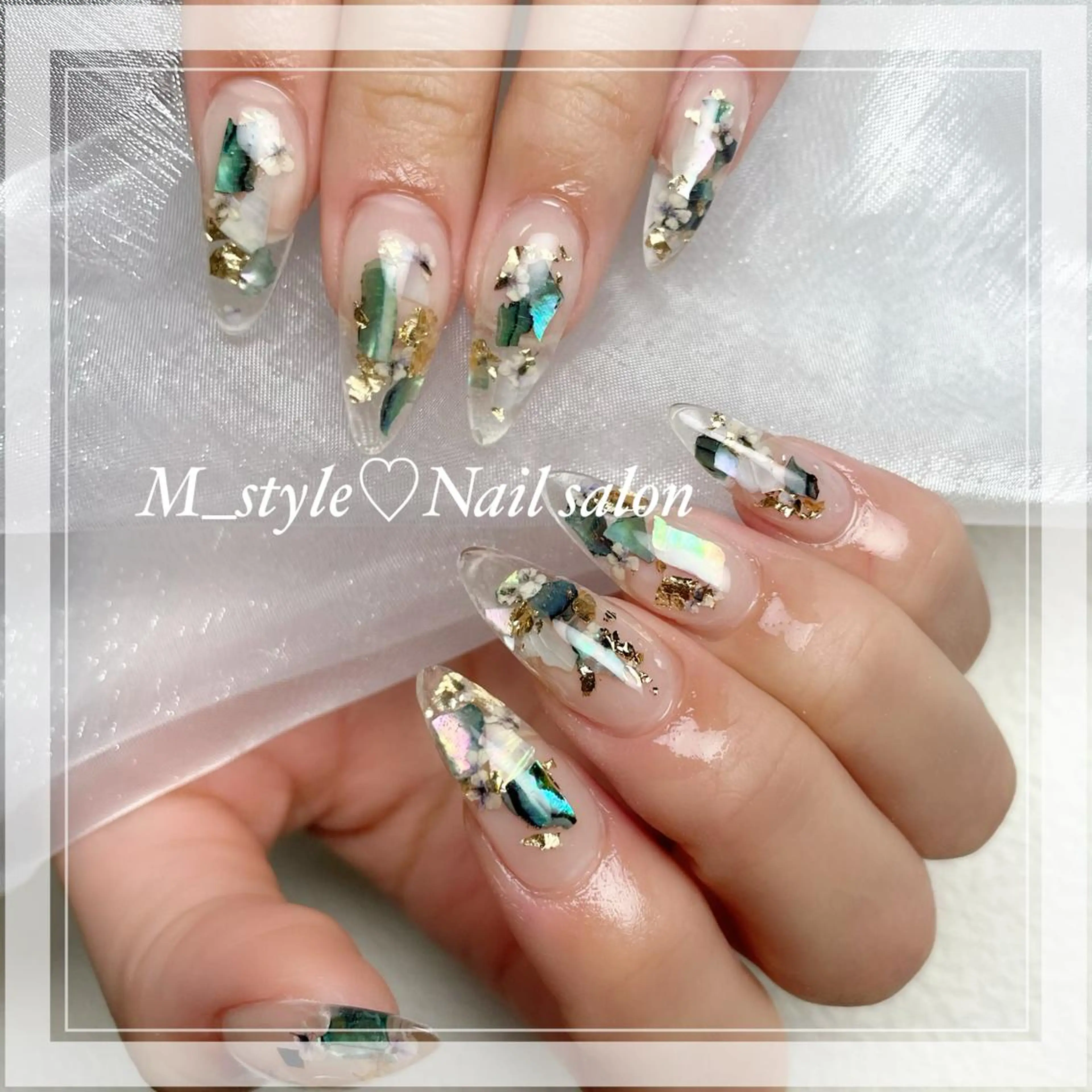 ロング ネイル 下妻ネイルサロン/ パラジェルのネイルデザイン