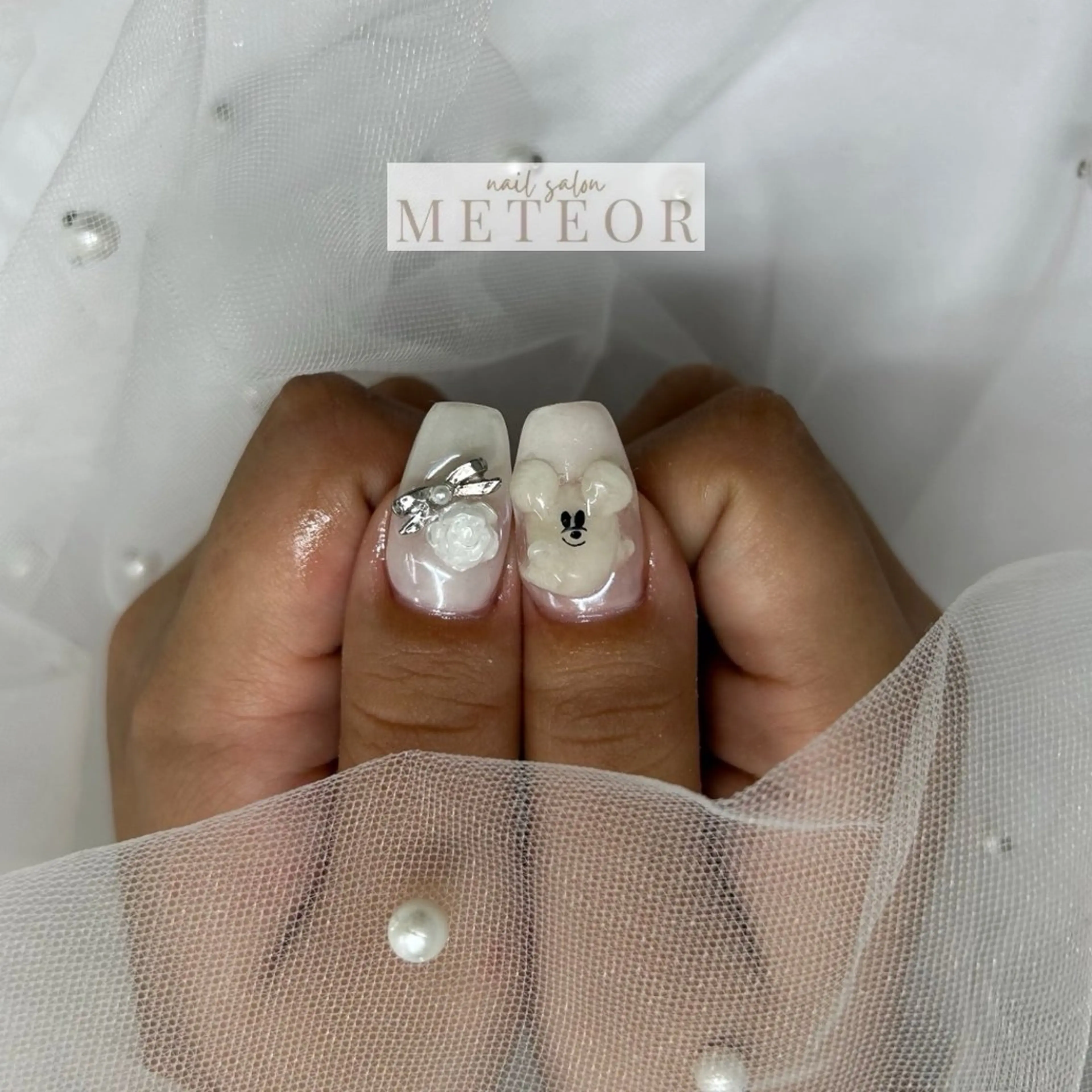 ロング ハロウィン ハンドネイル METEOR💫 staffのネイルデザイン