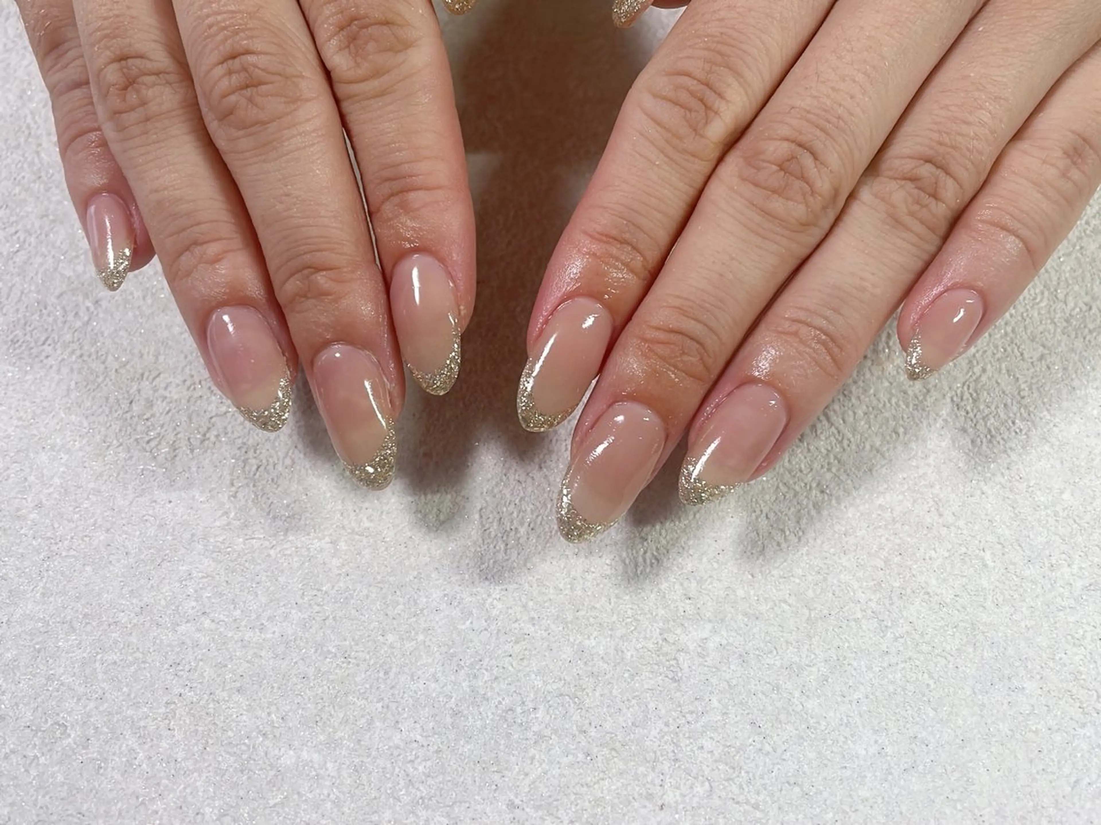 ネイル オーロラネイル フットネイル フレンチネイル ジェルネイル キラキラネイル ハンドネイル kiki nail &brow二子玉川の眉毛・アイブロウイメージ