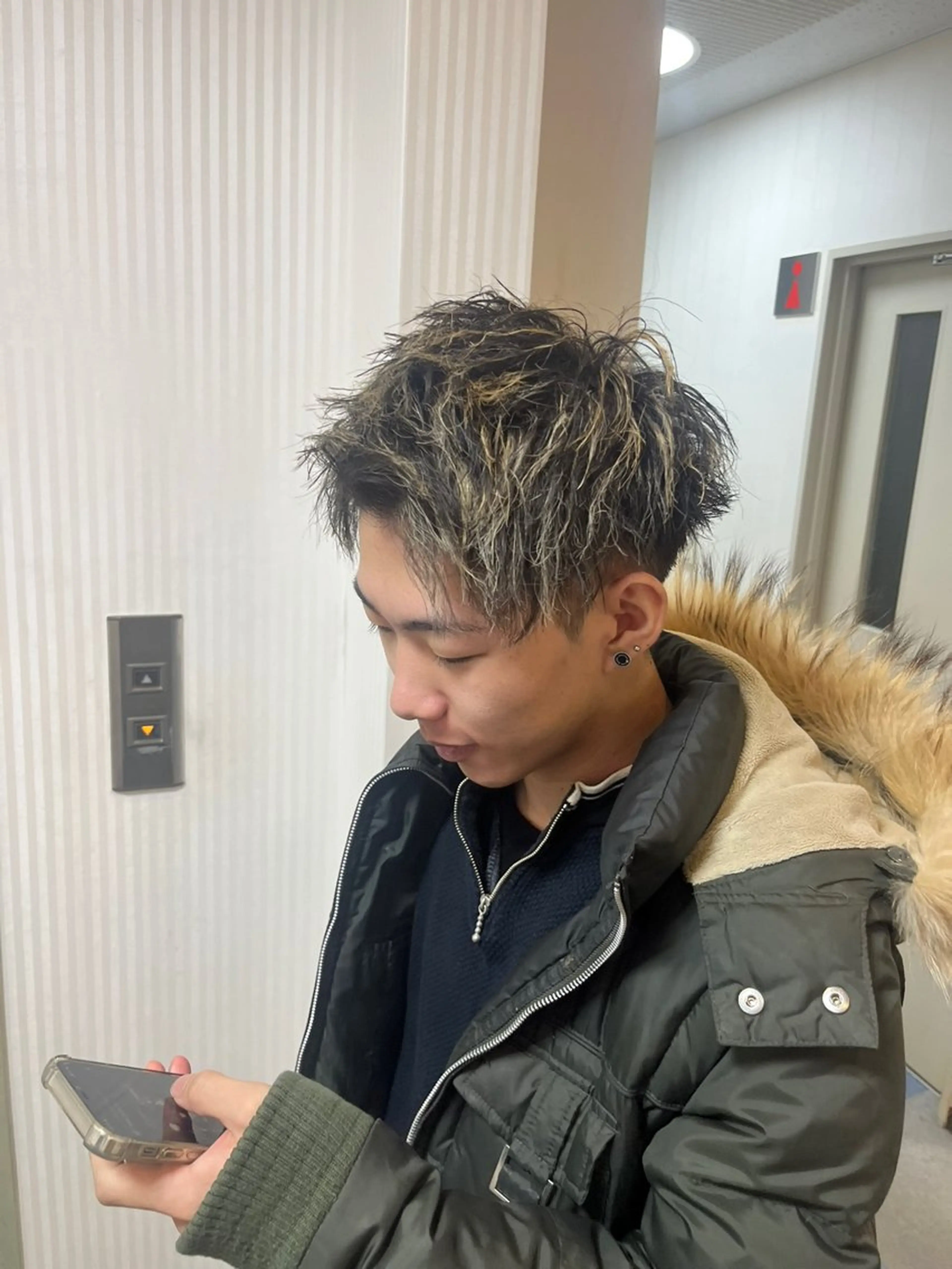 パーマ メンズ 亀井寿葵  京橋 /韓国ヘア/レイヤーのヘアスタイル