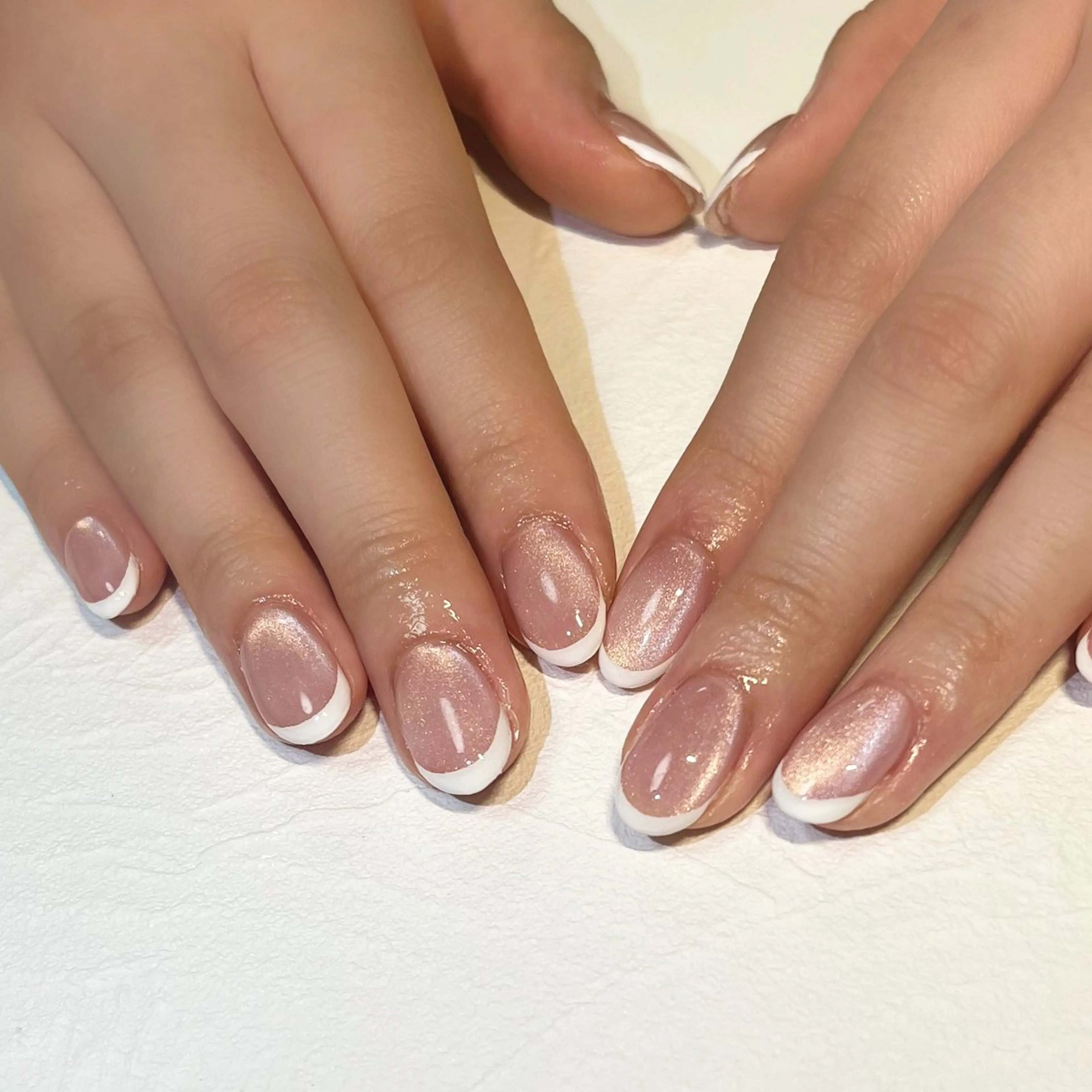 ネイル フレンチネイル マグネットネイル ハンドネイル ayaca ♡のネイルデザイン