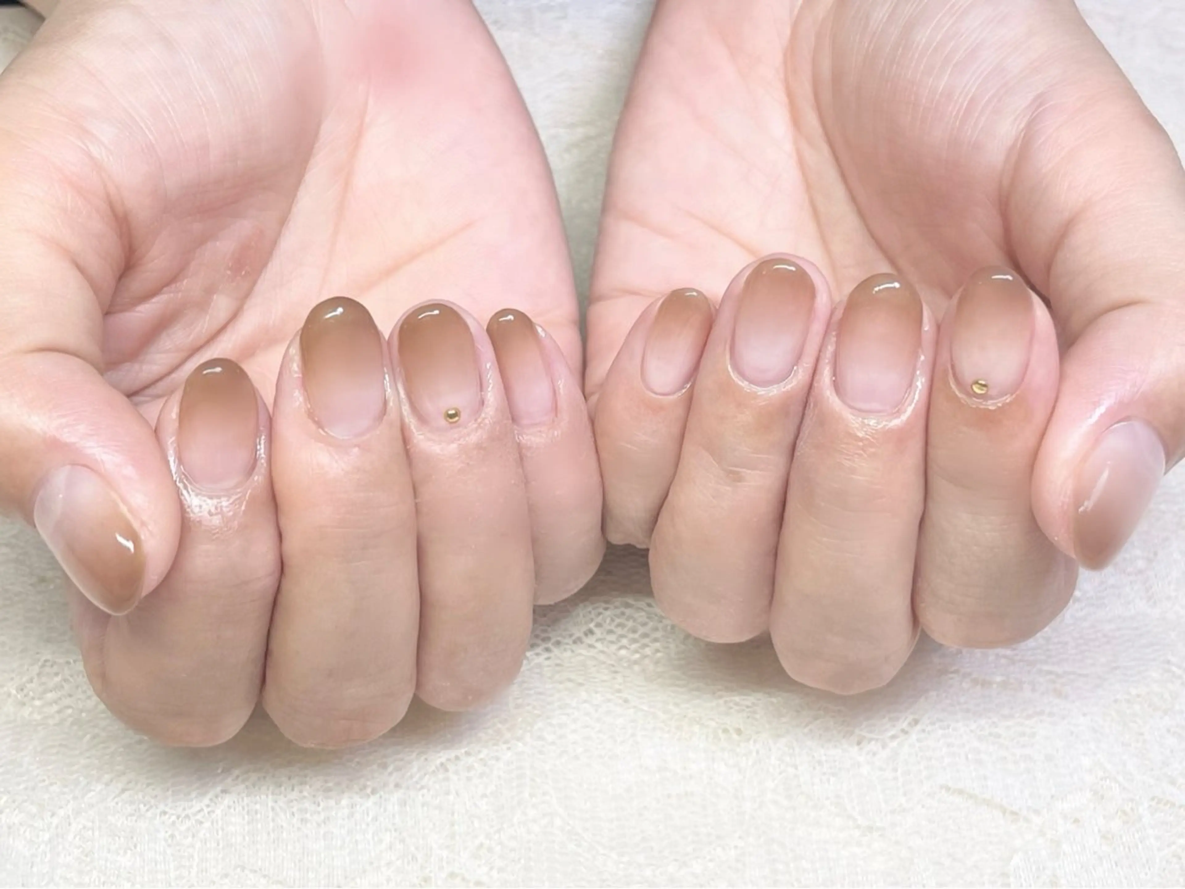 ネイル グラデーション かざま みさきのネイルデザイン