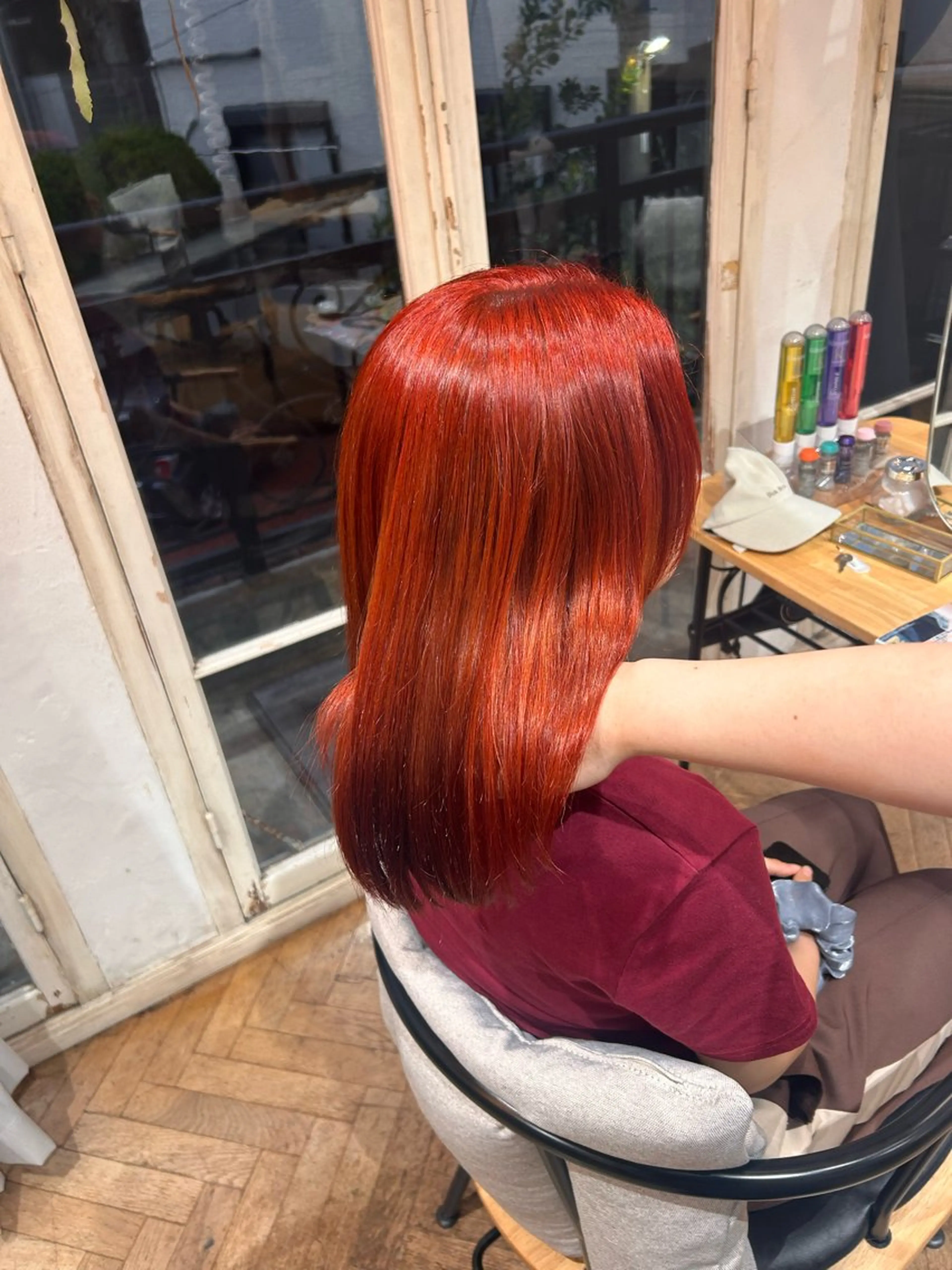 セミロング ヘアカラー トリートメント 艶カラー🌟 kanonのヘアスタイル