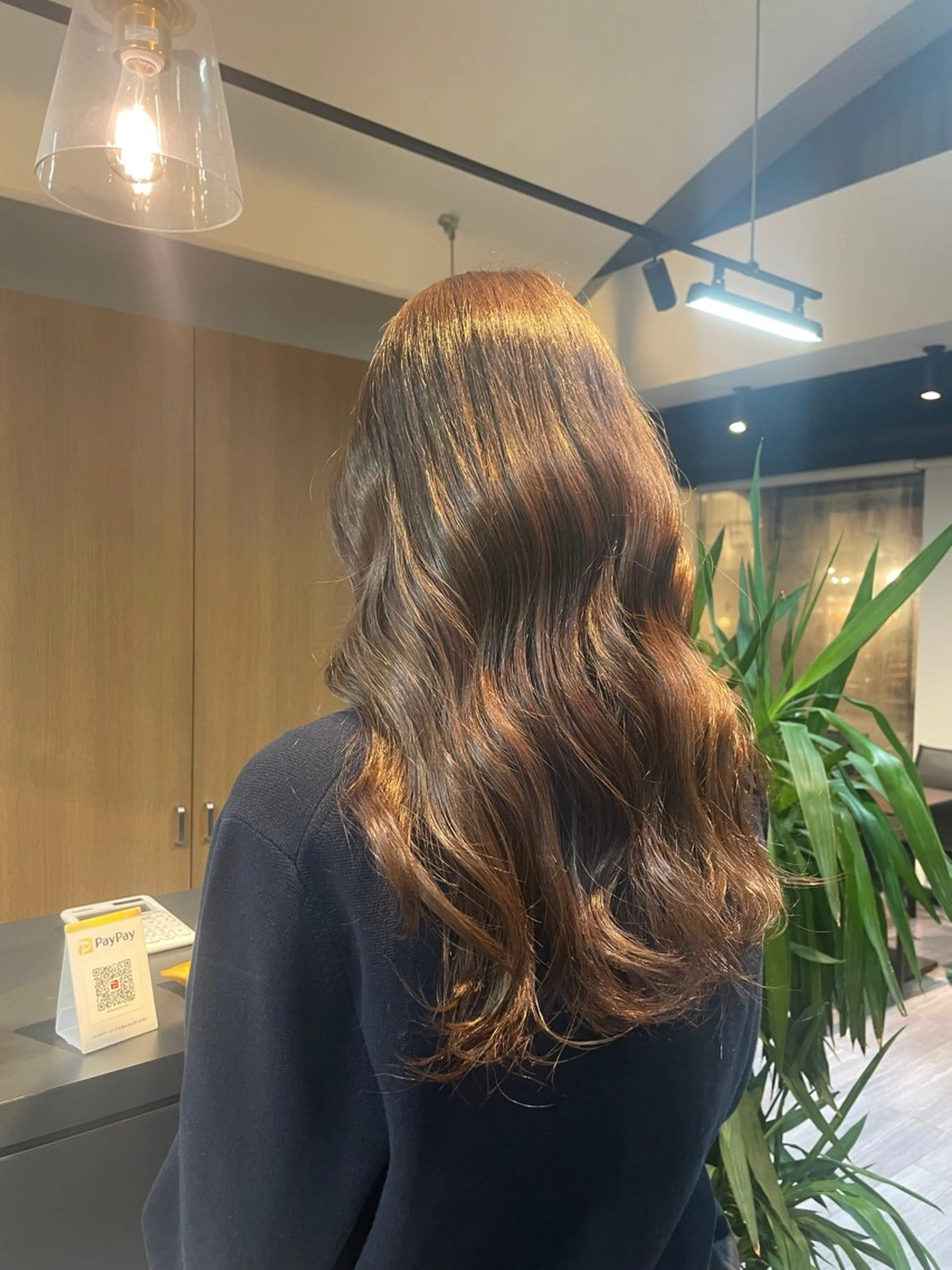 ロング カラー ラベンダーカラー マキノ キョウカのヘアスタイル