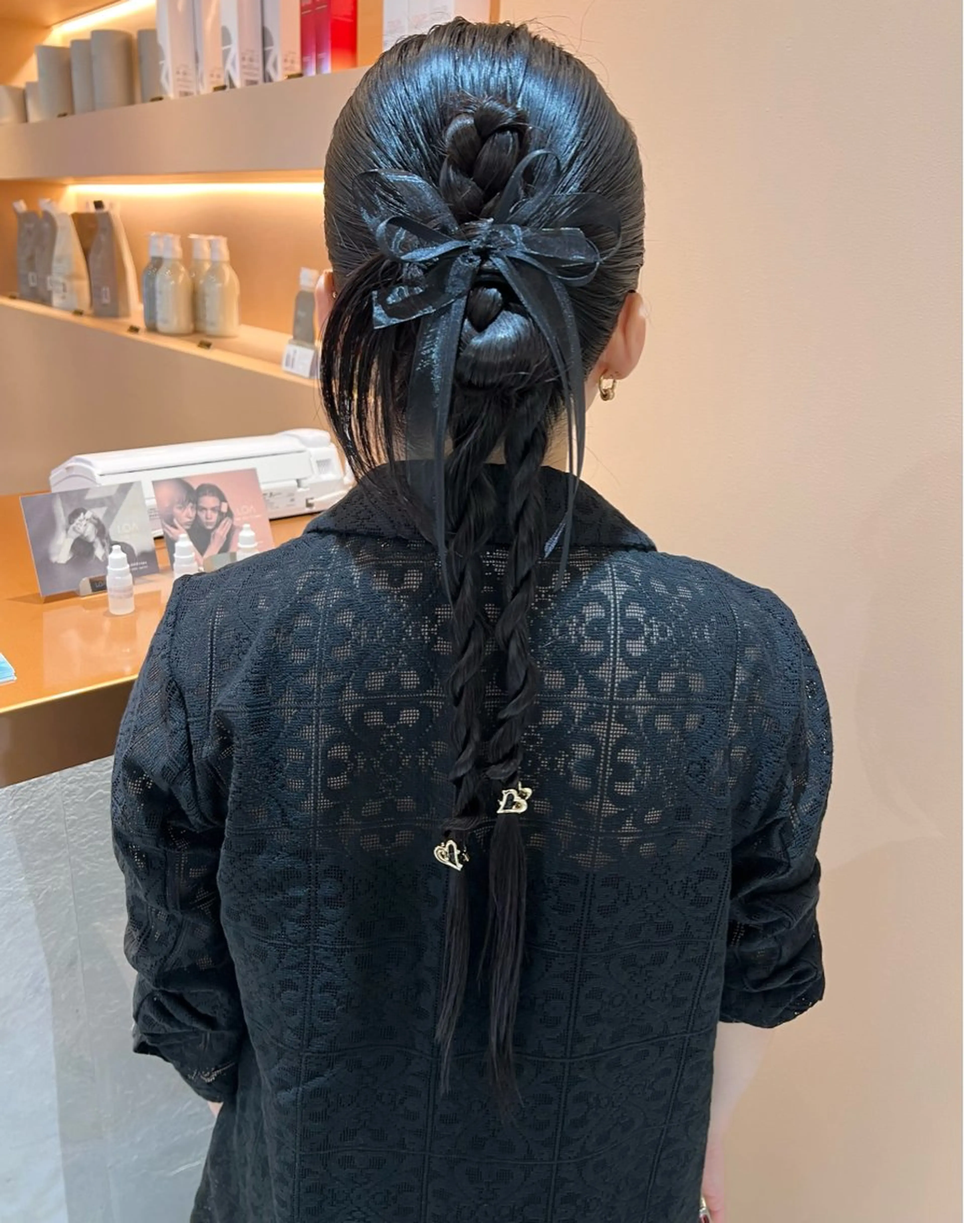 ロング カラー ヘアアレンジ ✨カチモリ✨レイヤー 韓国ヘア🇰🇷ゆいのヘアスタイル