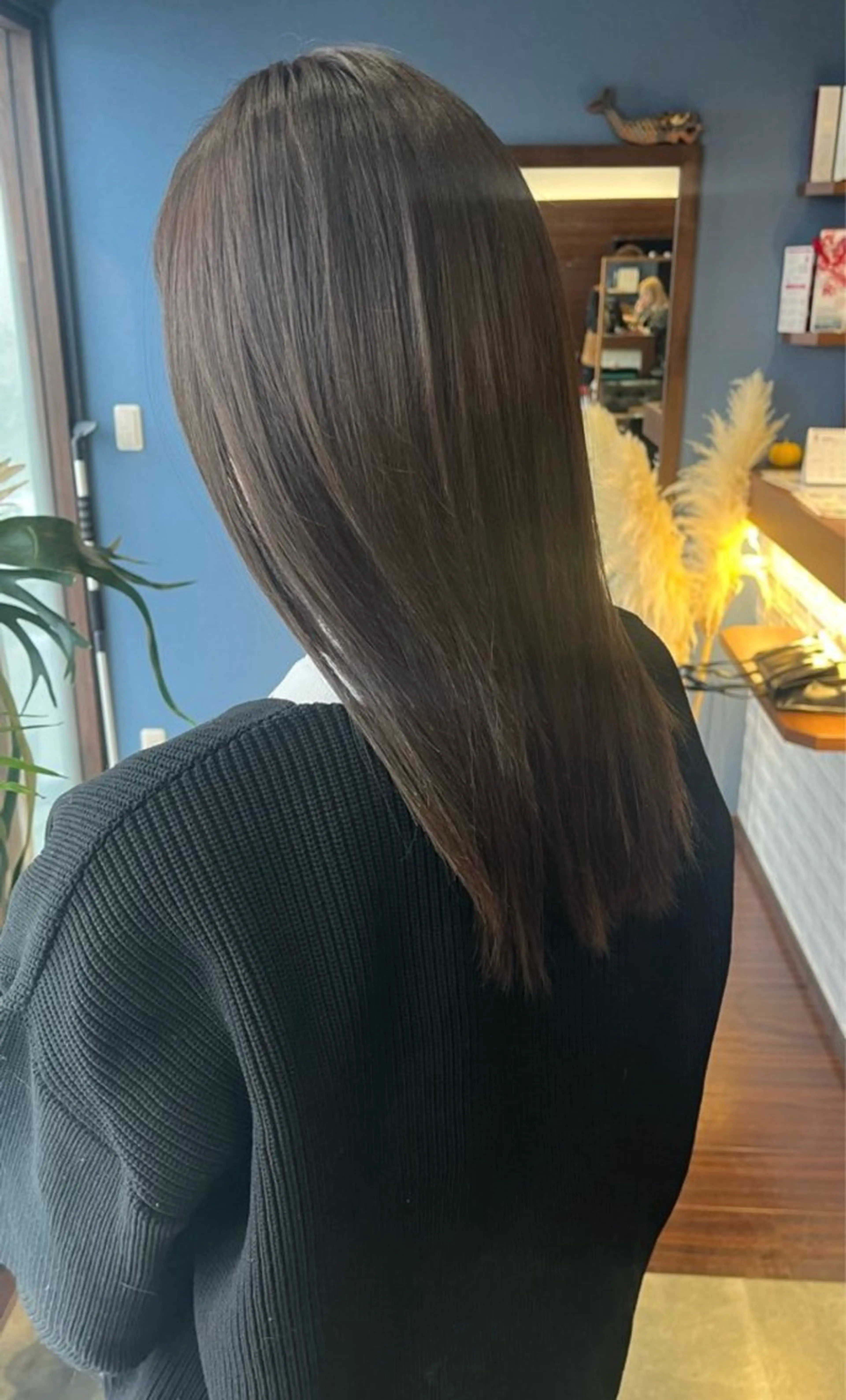 セミロング カラー トリートメント ヘアカラー トリートメント 🌼kubu🍀 Minami🌼のヘアスタイル