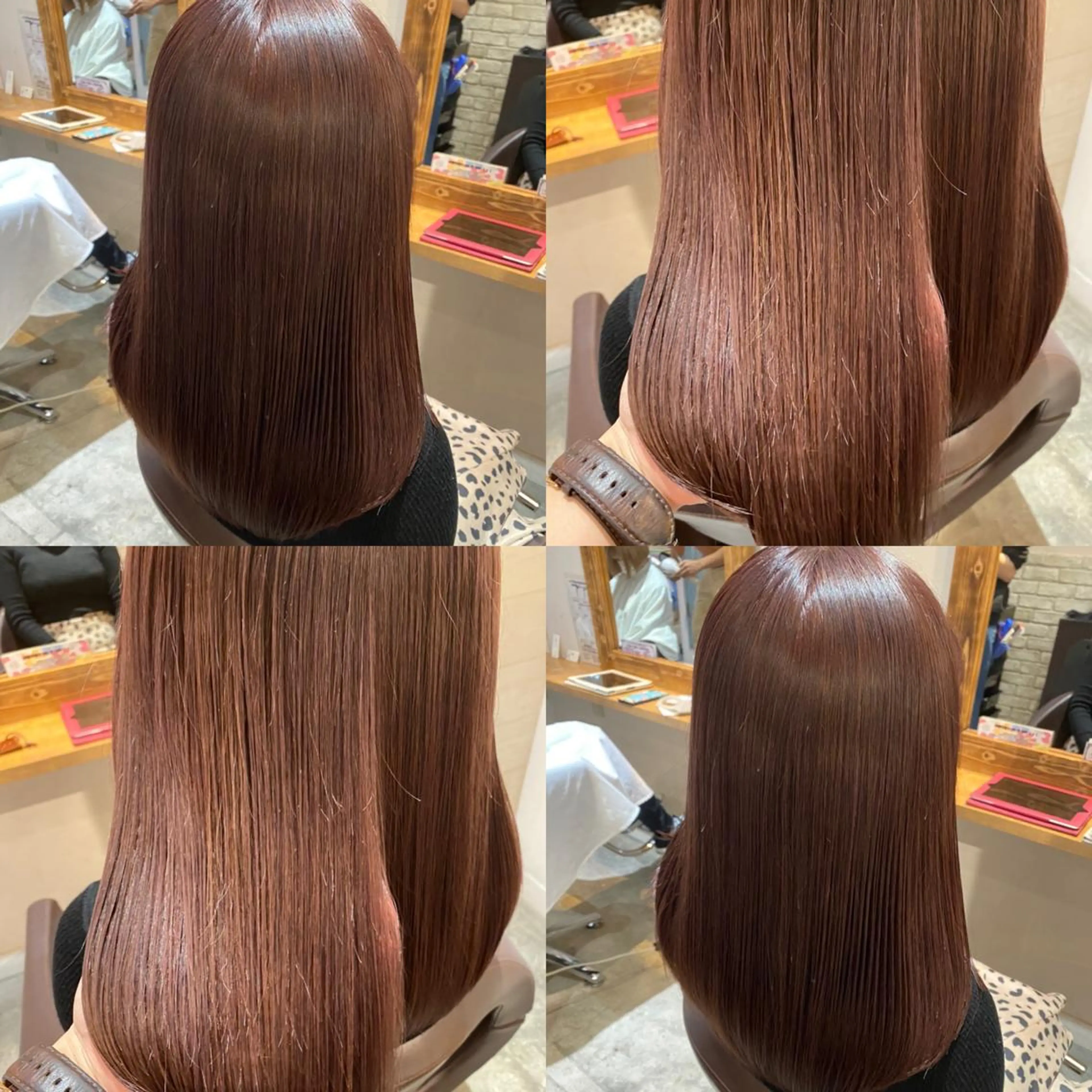 ミディアム カラー レイヤー×髪質改善 マネージャー安藤光司のヘアスタイル