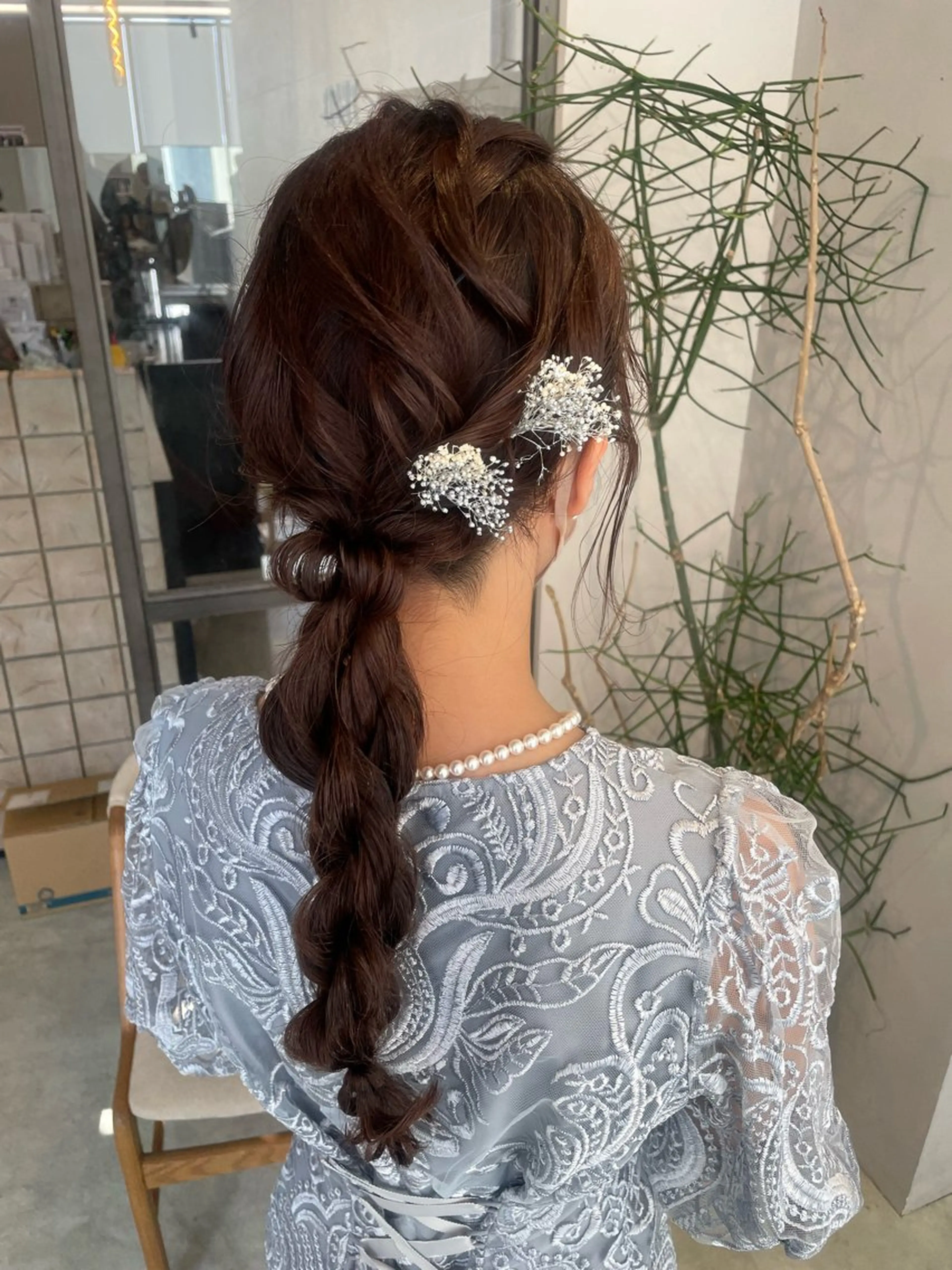 ヘアアレンジ 透明感カラー✨艶髪 制作🌱山根あゆみのヘアスタイル