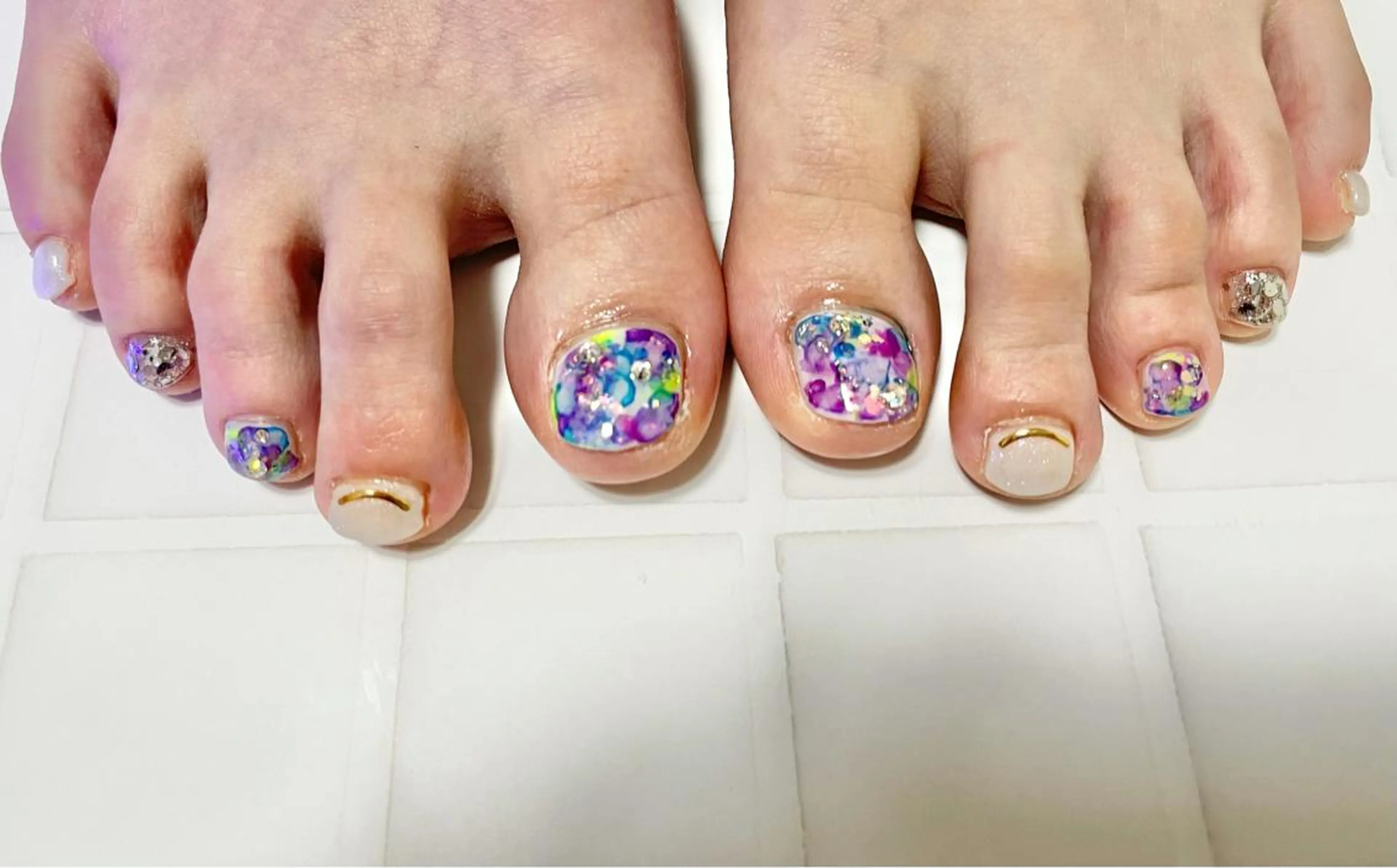 ネイル フットネイル Y's nailのネイルデザイン