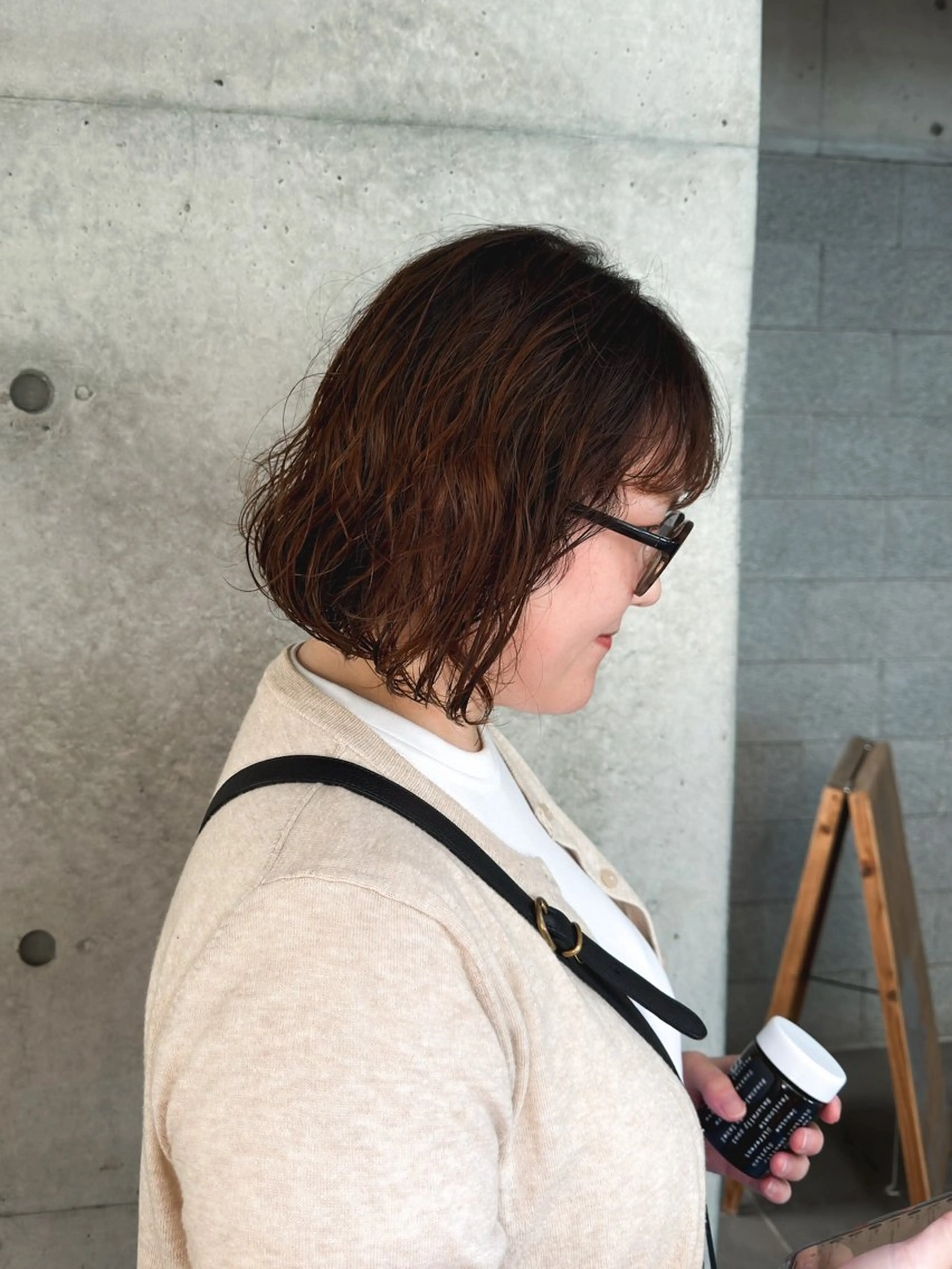 ショート パーマ ボブ ROUTE KOUTAのヘアスタイル