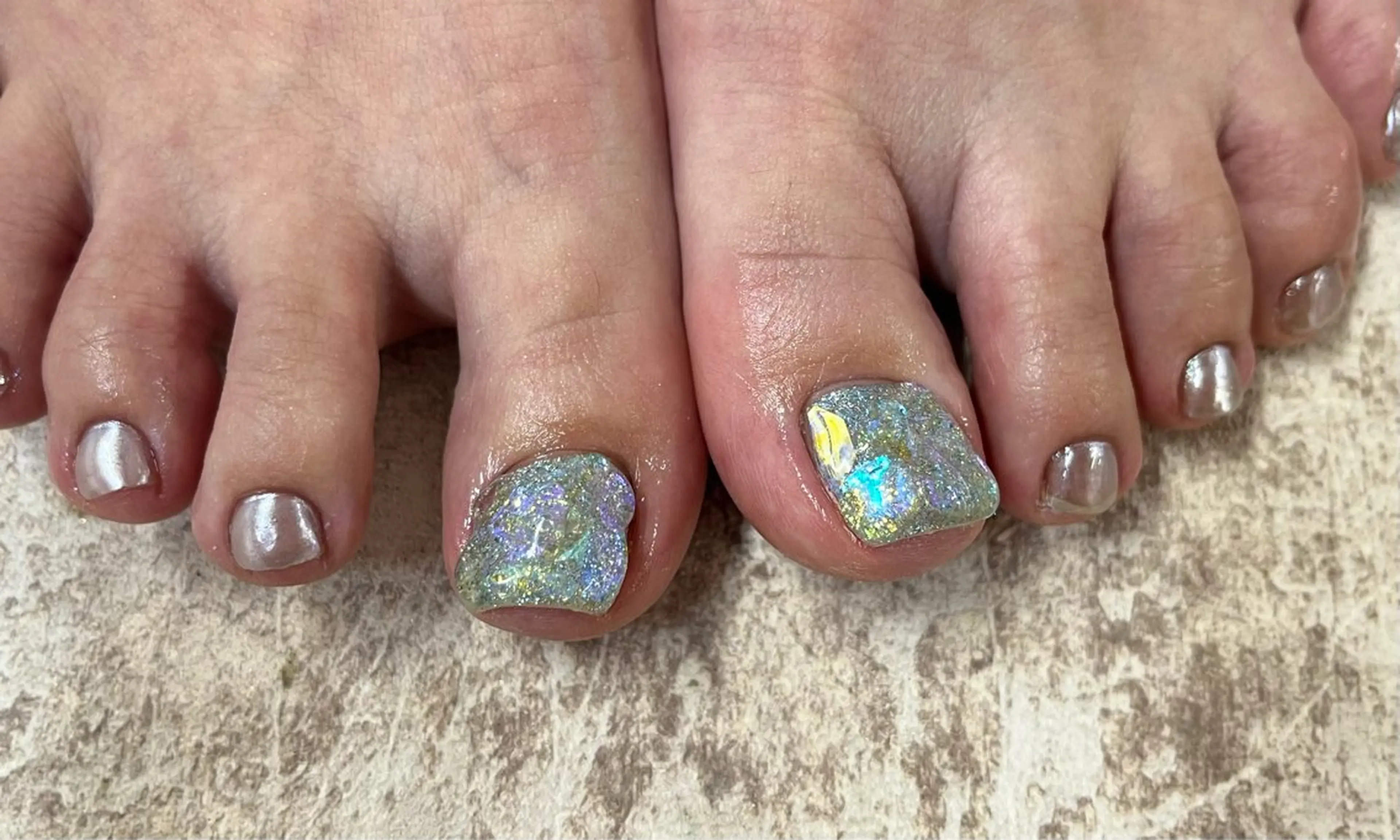 ネイル ストーンネイル フットネイル Basic町田本店 Suzunaのネイルデザイン