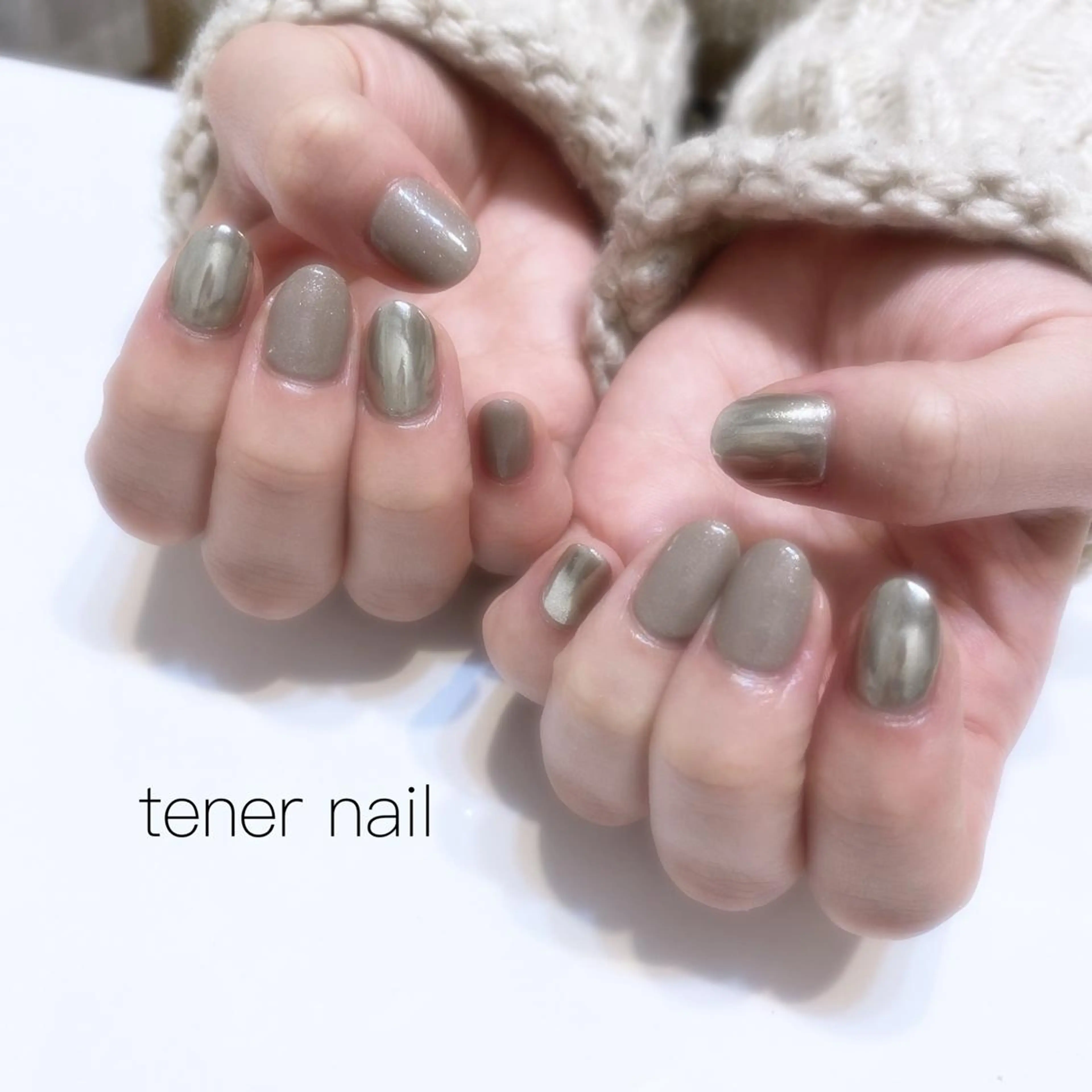 ネイル ミラーネイル テネルネイル tener nailのネイルデザイン