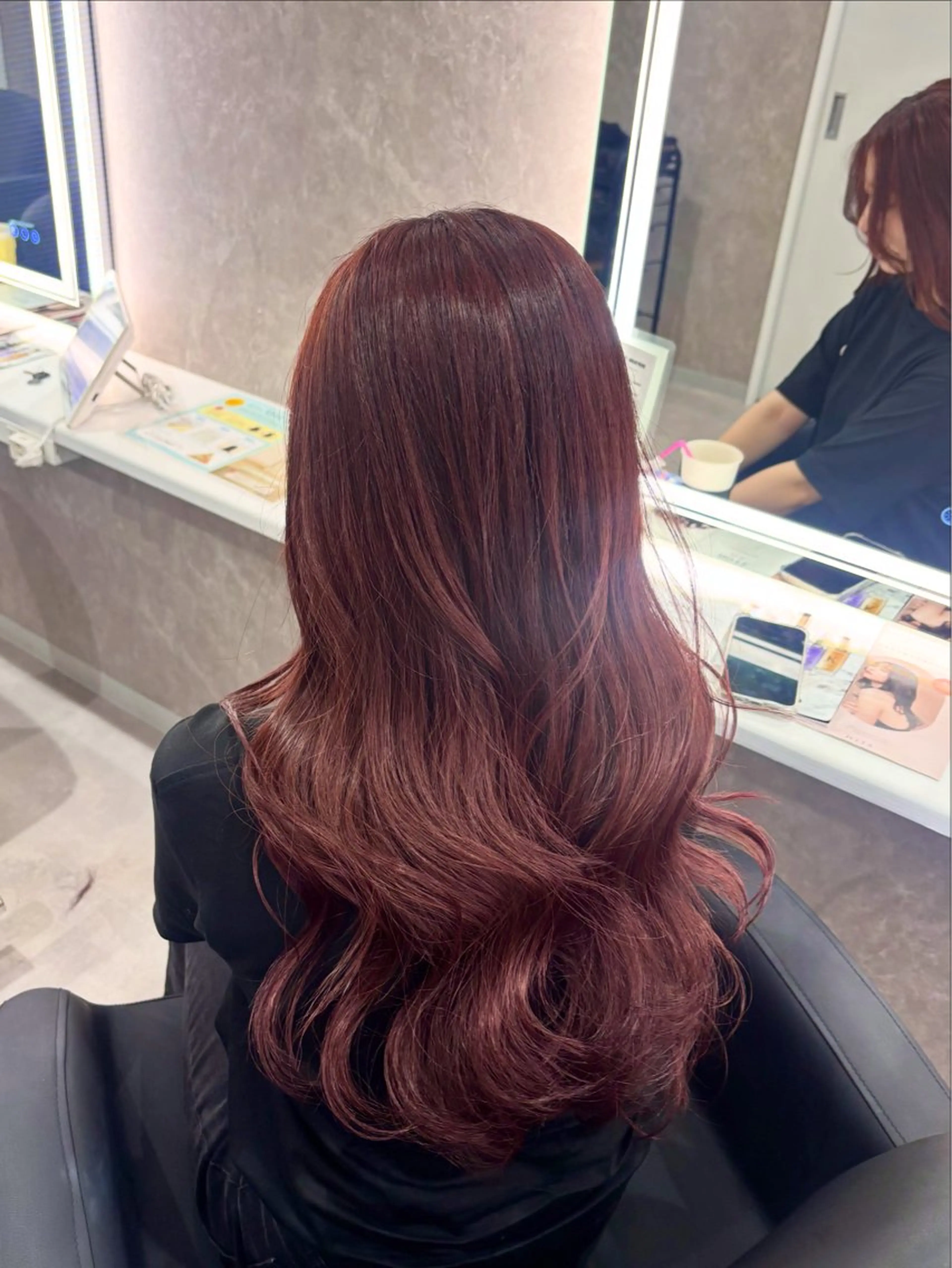 ロング ヘアカラー 🎀柔らか暖色カラ ー💕sayakaのヘアスタイル