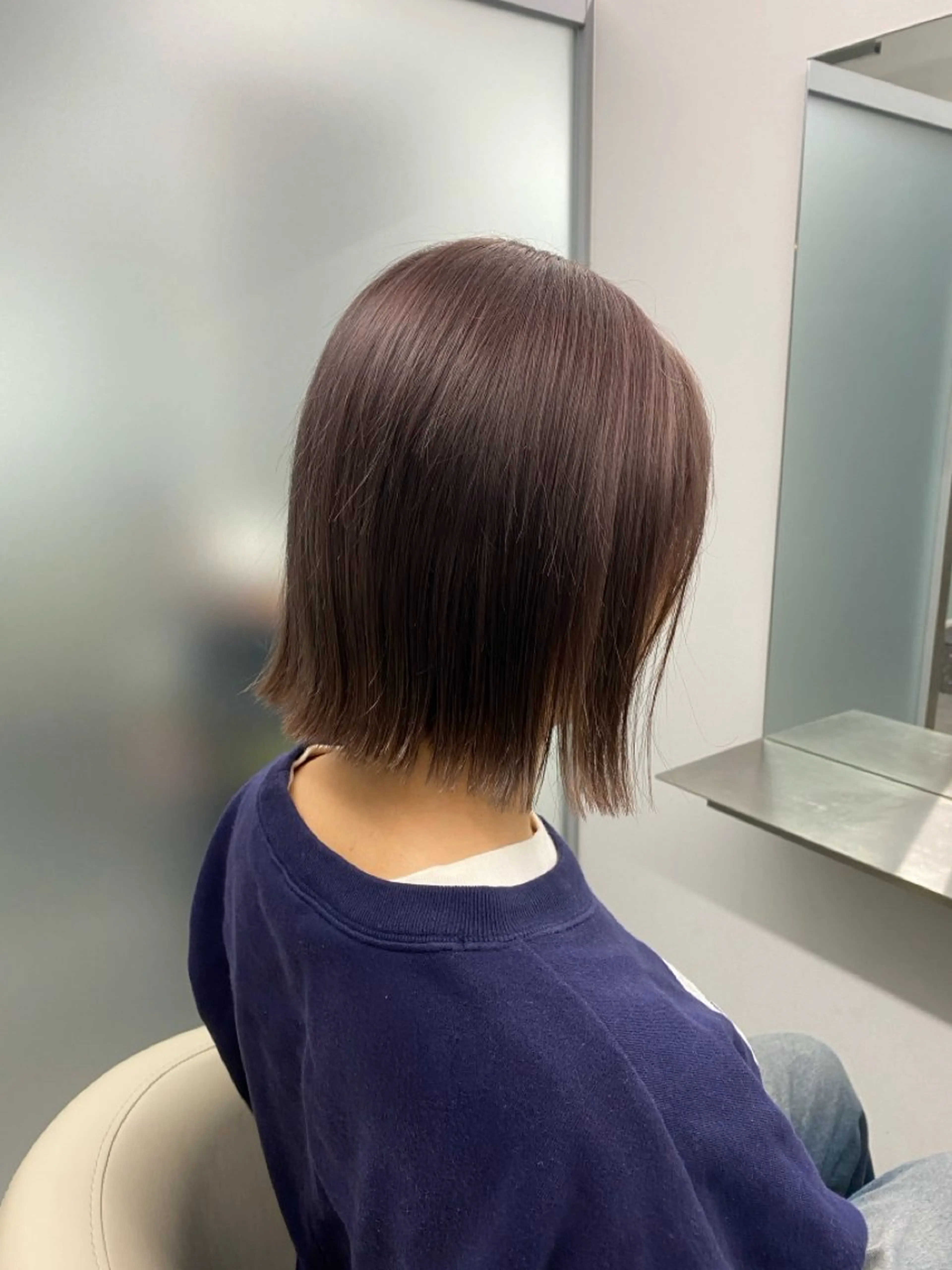 ショート ボブ 韓国風ヘア 外ハネヘア 江坂トレンド韓国風 髪質改善shinoのヘアスタイル