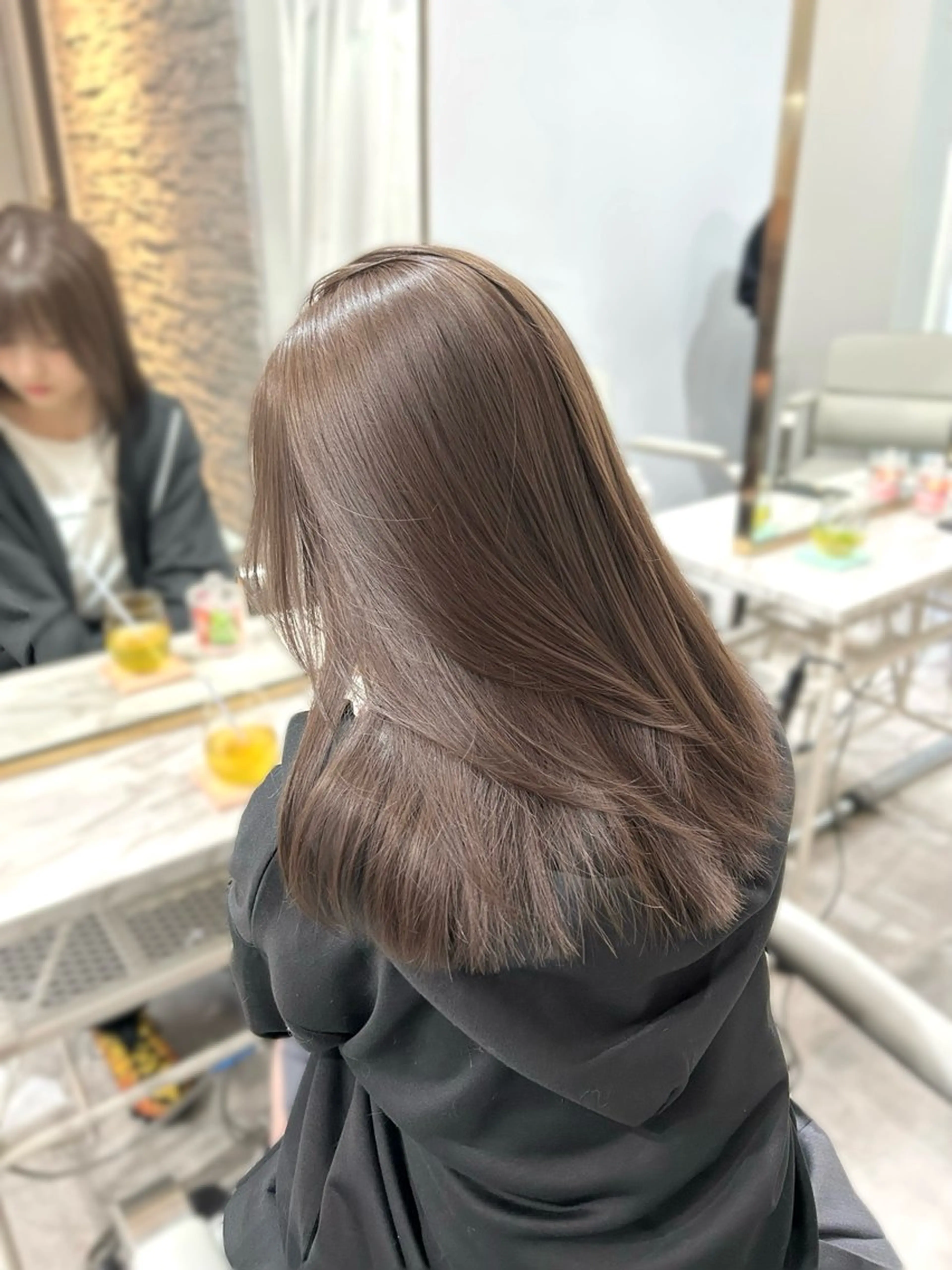 セミロング カラー ヘアカラー トリートメント I’ve所属・💘大人可愛く💘 Natsuki❥❥❥のヘアスタイル