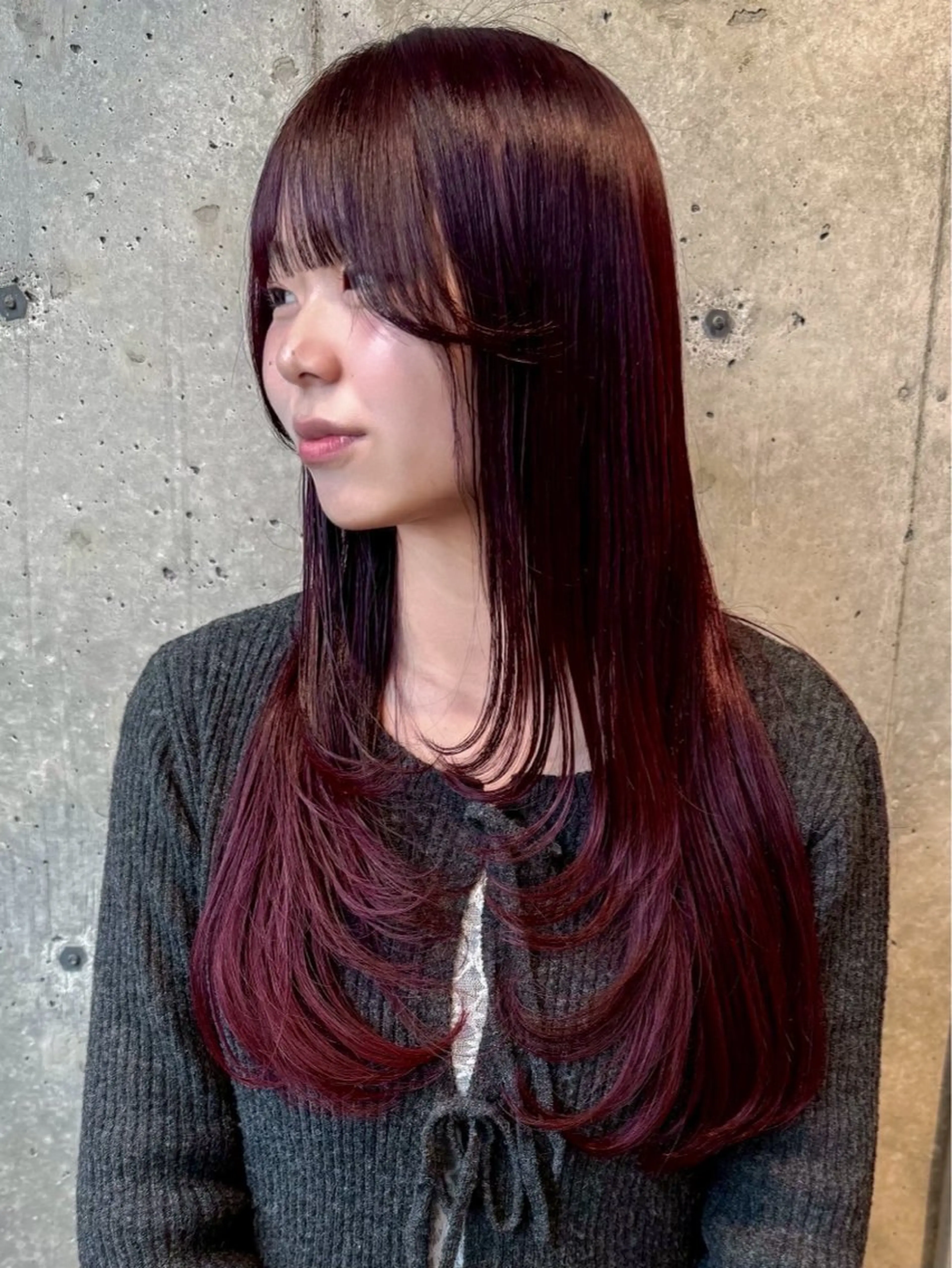 ミディアム 🤡暖色レイヤー 🤡みさきのヘアスタイル