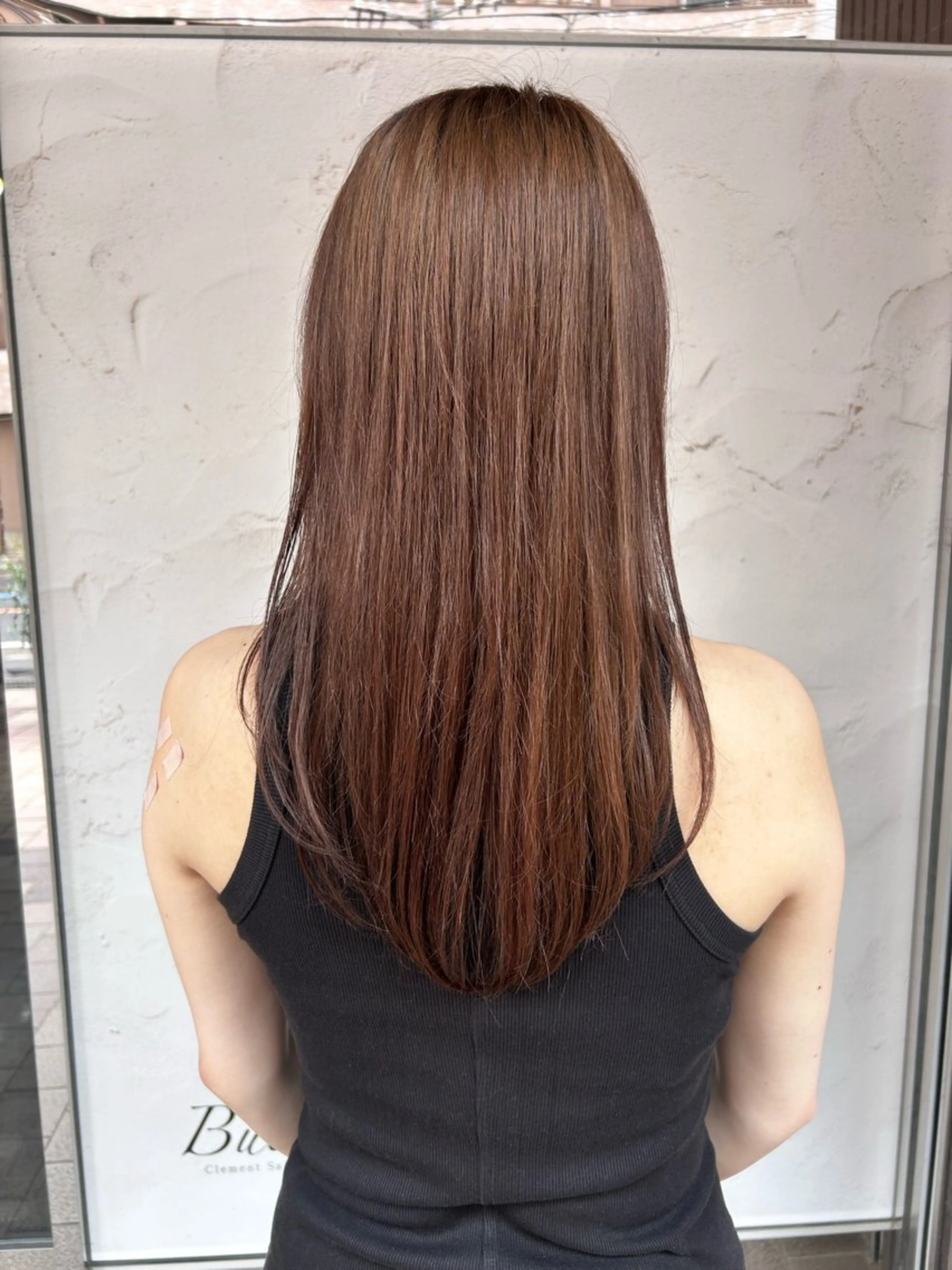 セミロング MEGUMI ／ママ美容師のヘアスタイル