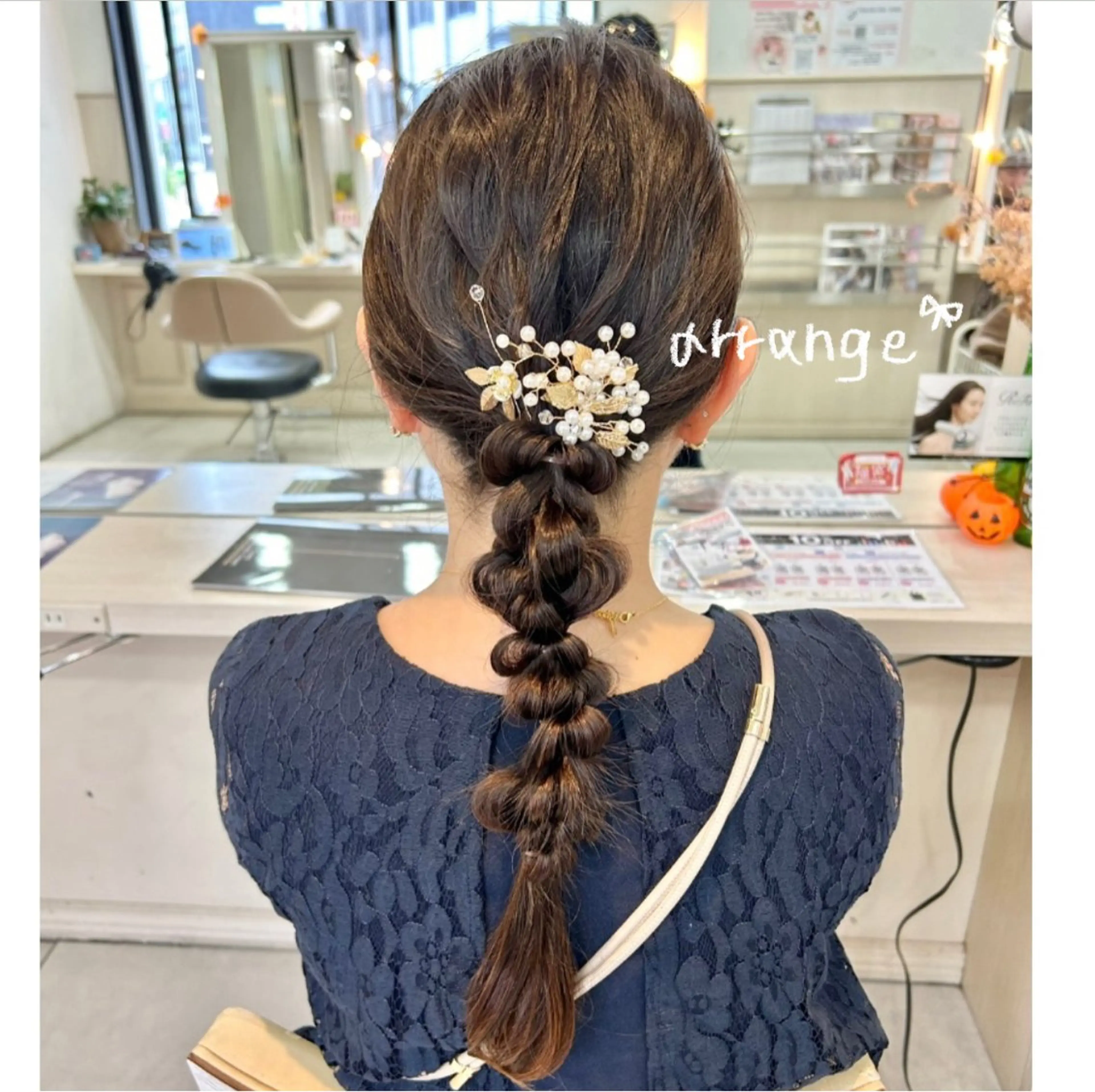 ヘアアレンジ ヘアセット 暖色カラー🪷 オタク美容師🎶のヘアスタイル