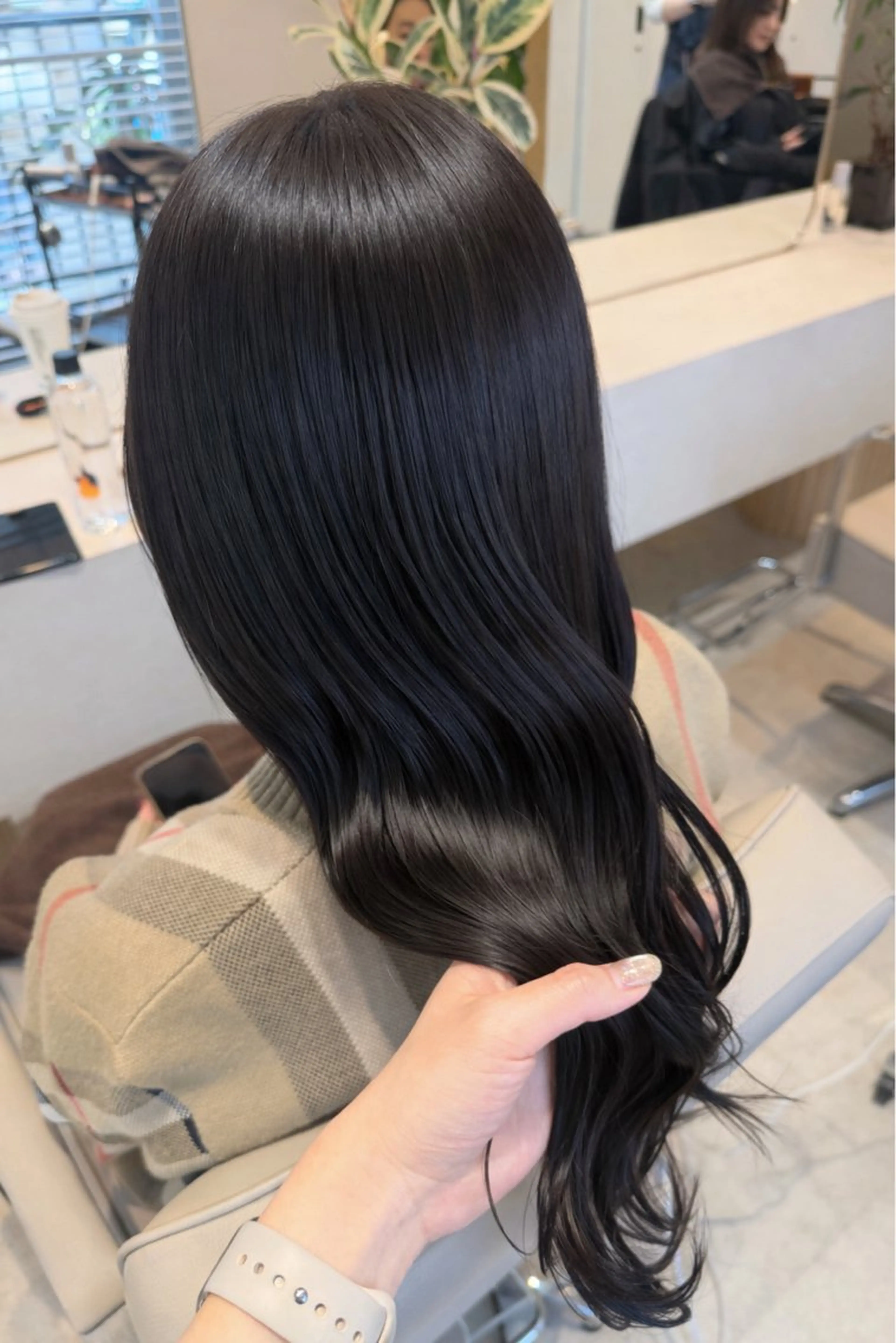 ロング ヘアカラー トリートメント 🤍恵比寿/透明感/ 小顔カット🤍アズサのヘアスタイル
