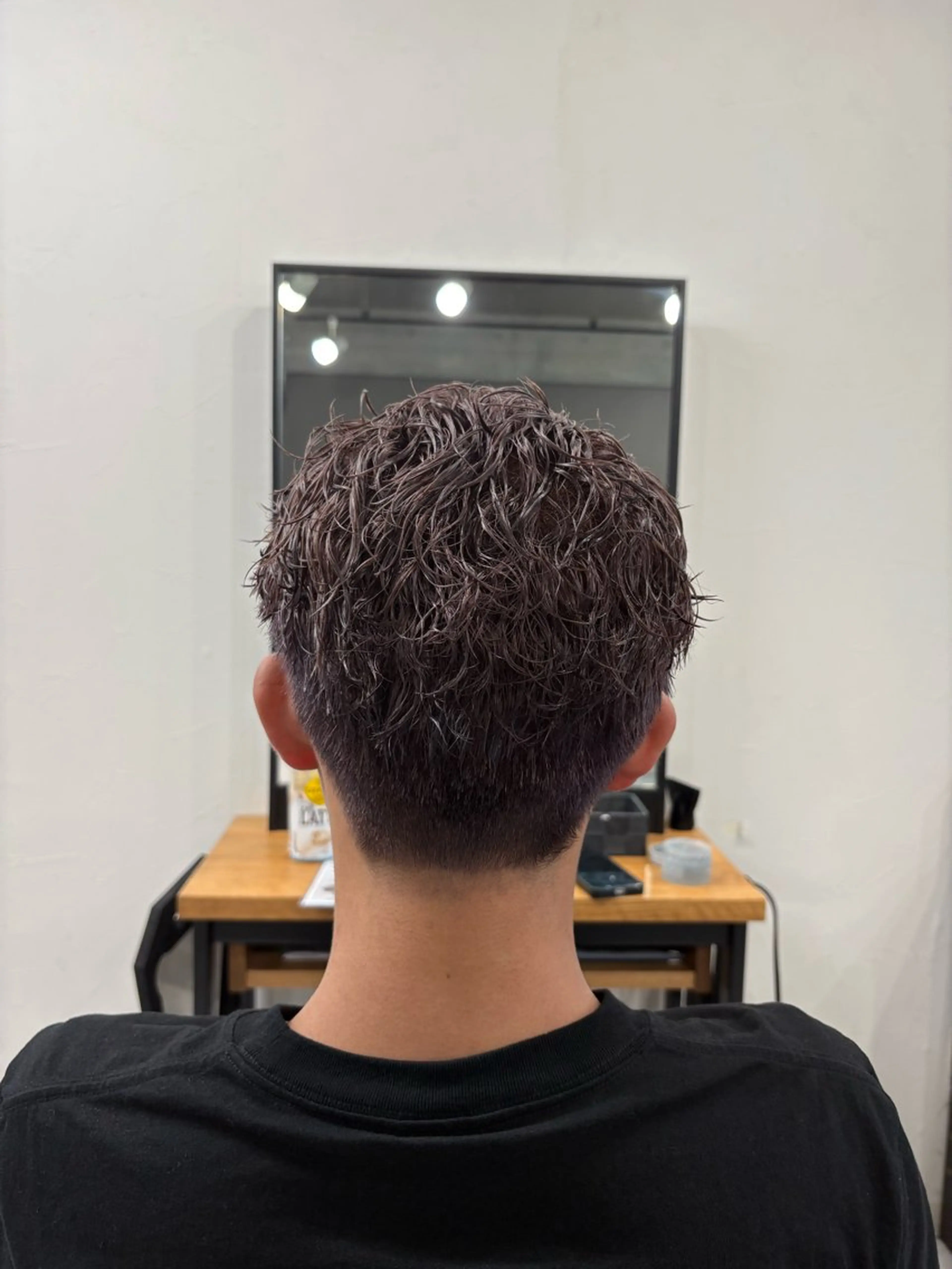 カラー パーマ メンズ メンズブリーチ メンズパーマ ブリーチ メンズパーマ特化 園田　楓莉のヘアスタイル