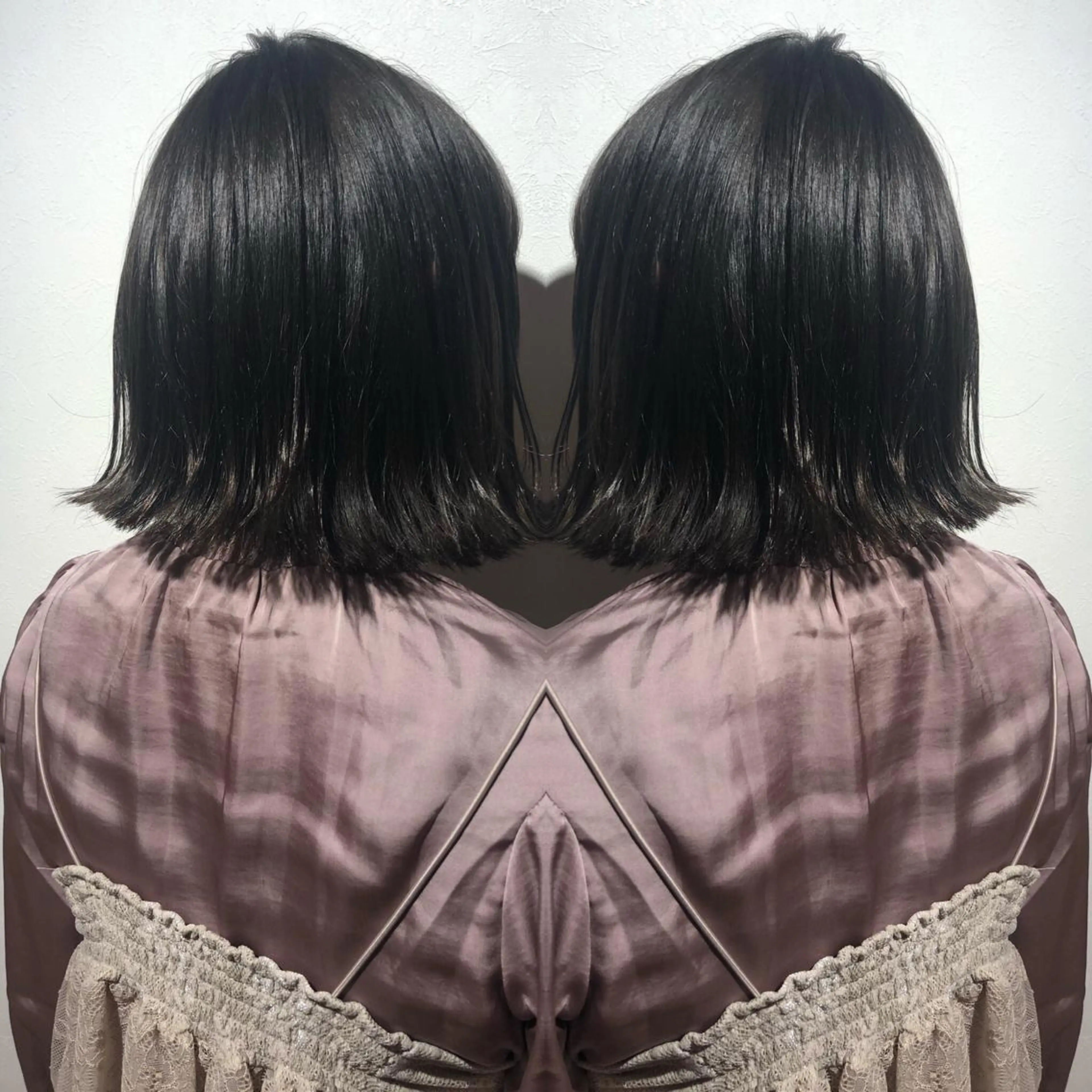 ミディアム カラー カット ヘアカラー トリートメント ♡美髪•艶髪♡砂川 なつきのヘアスタイル