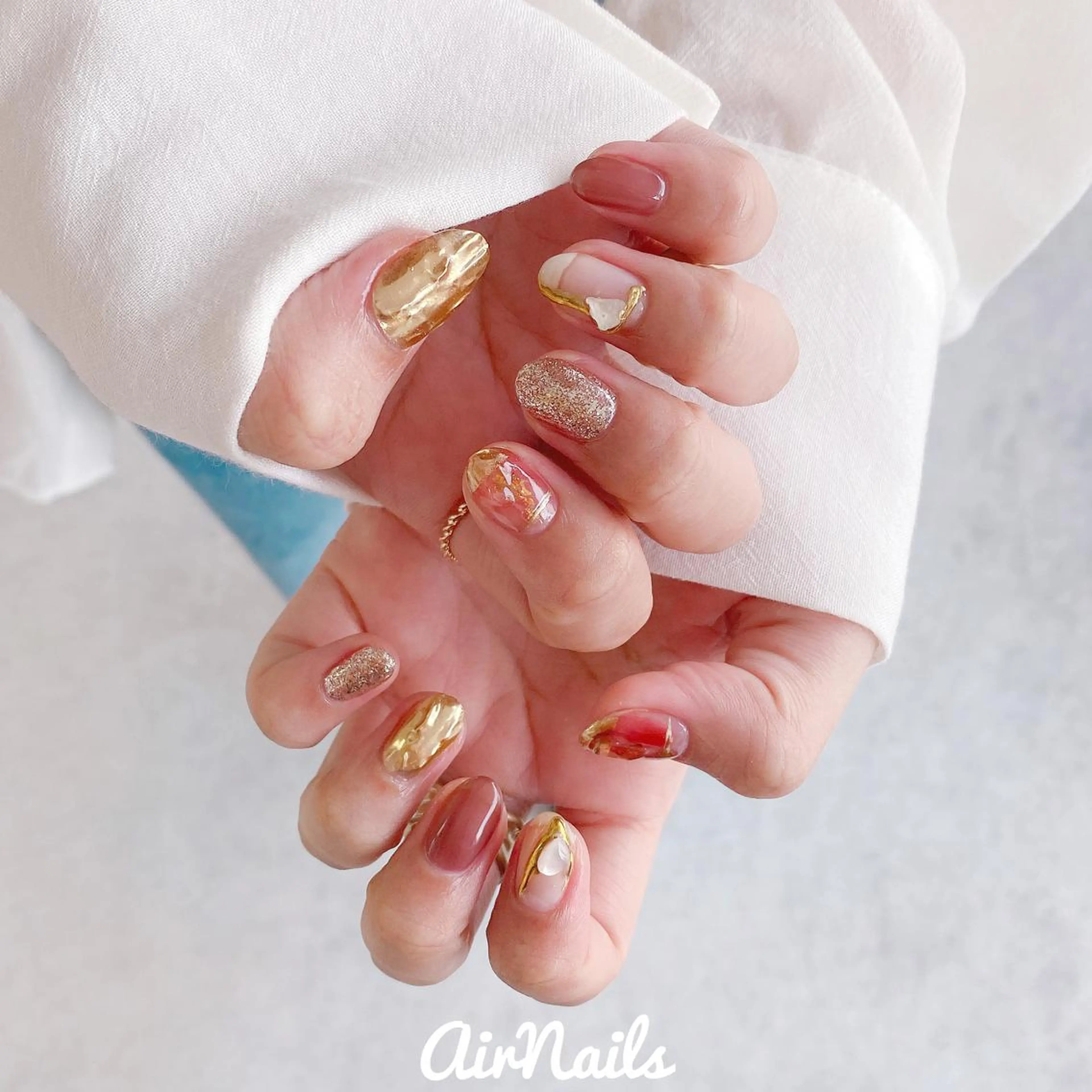 ネイル ハンドネイル フットネイル ♡ airnails ♡のネイルデザイン