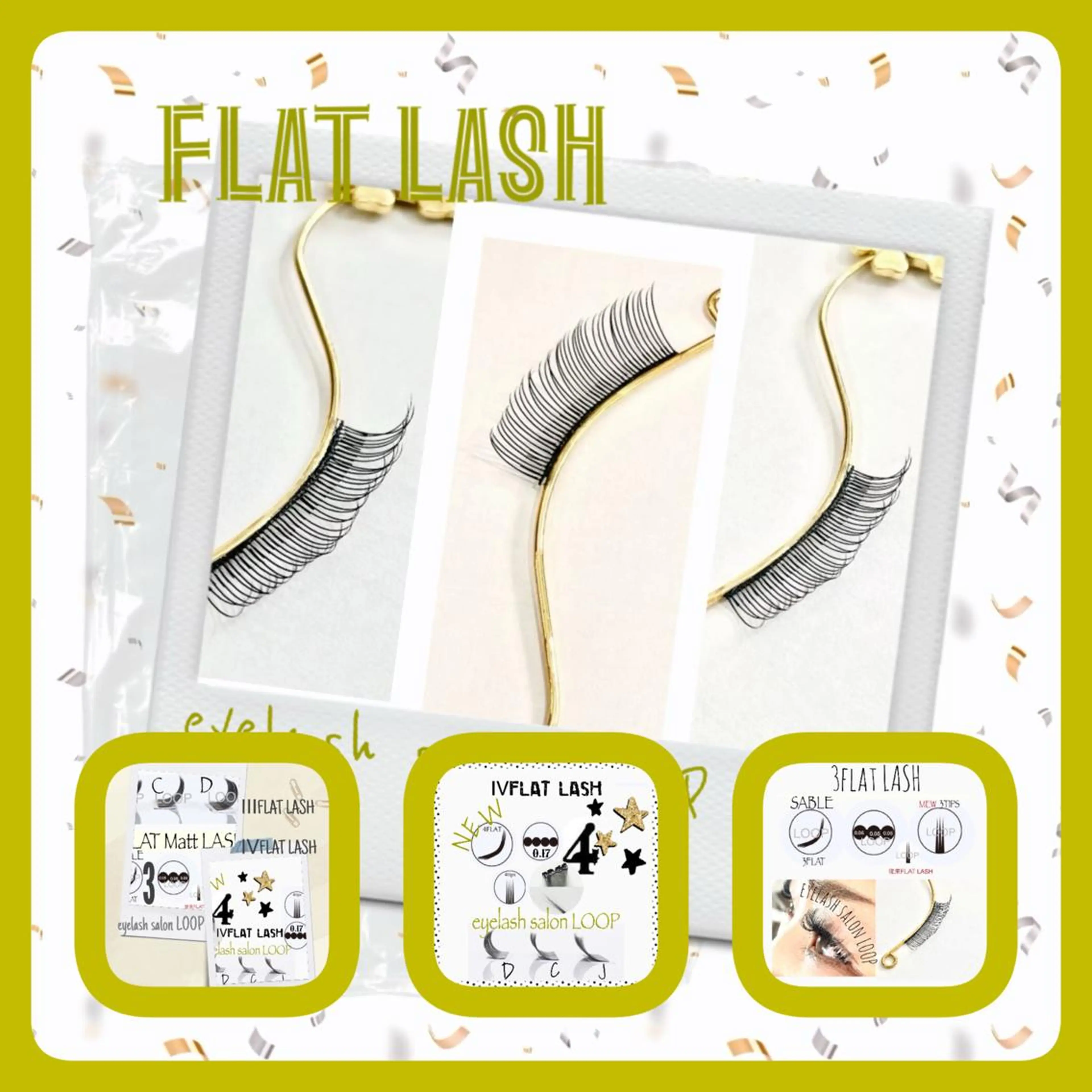 カラー メンズ マツエク・マツパ アイブロウ フラットラッシュ eyelash salonLoopꨄのマツエク・マツパデザイン