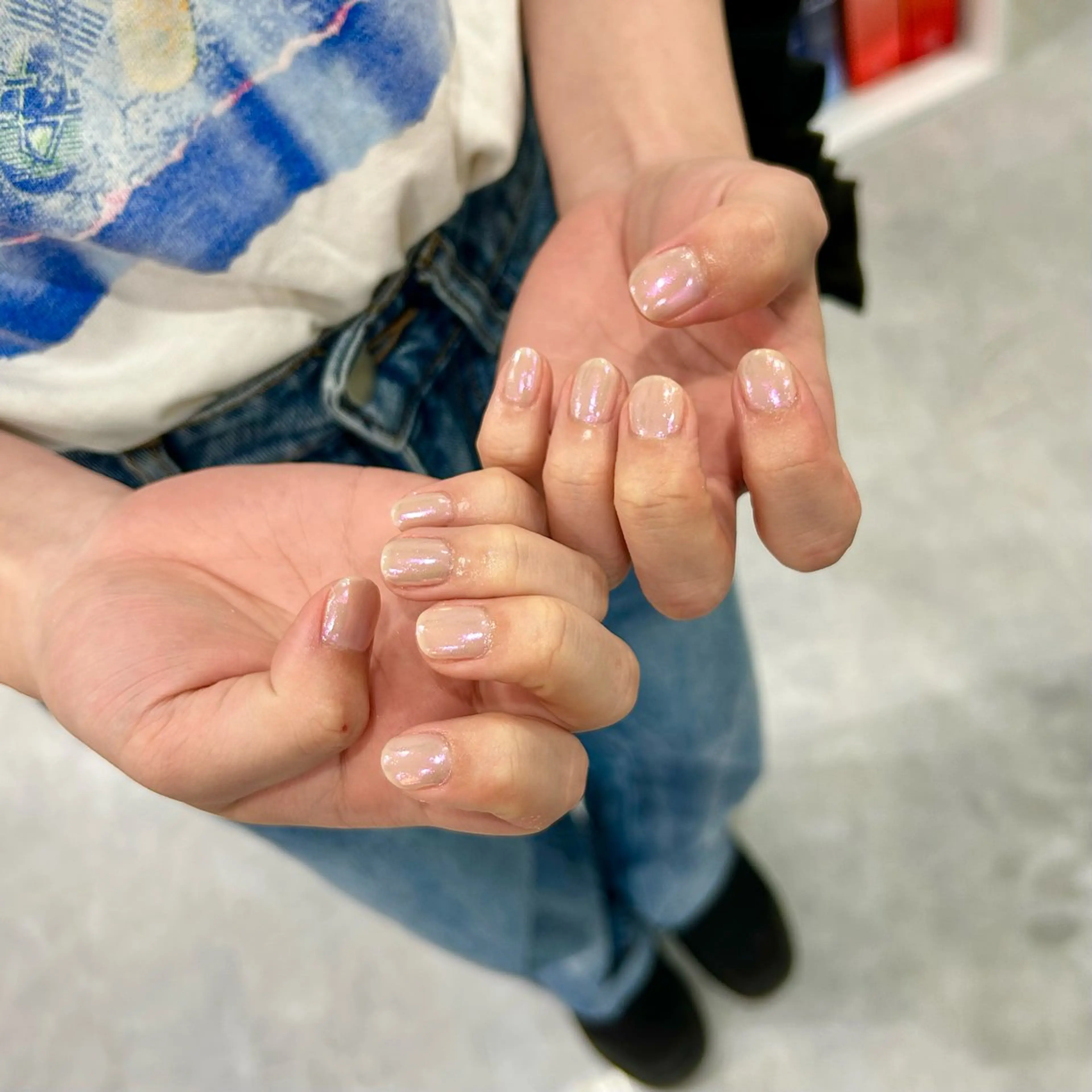 ネイル オーロラネイル ハンドネイル RYO ／Amourのネイルデザイン