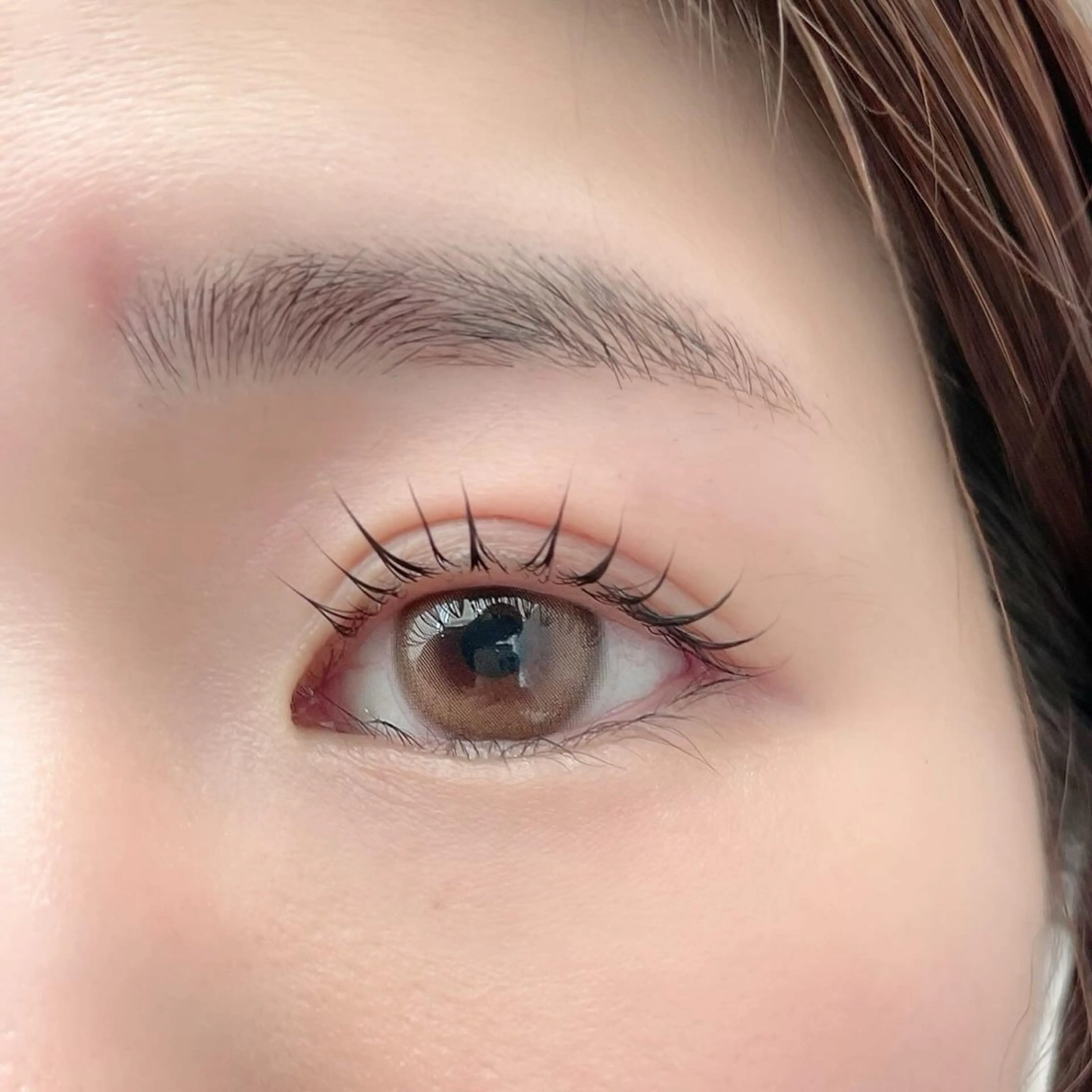 マツエク・マツパ 束感まつ毛 ミンク パリジェンヌラッシュリフト まつげパーマ マツパ MINX  men's　face所属・MINX eye トシジマ　ユキのマツエク・マツパデザイン