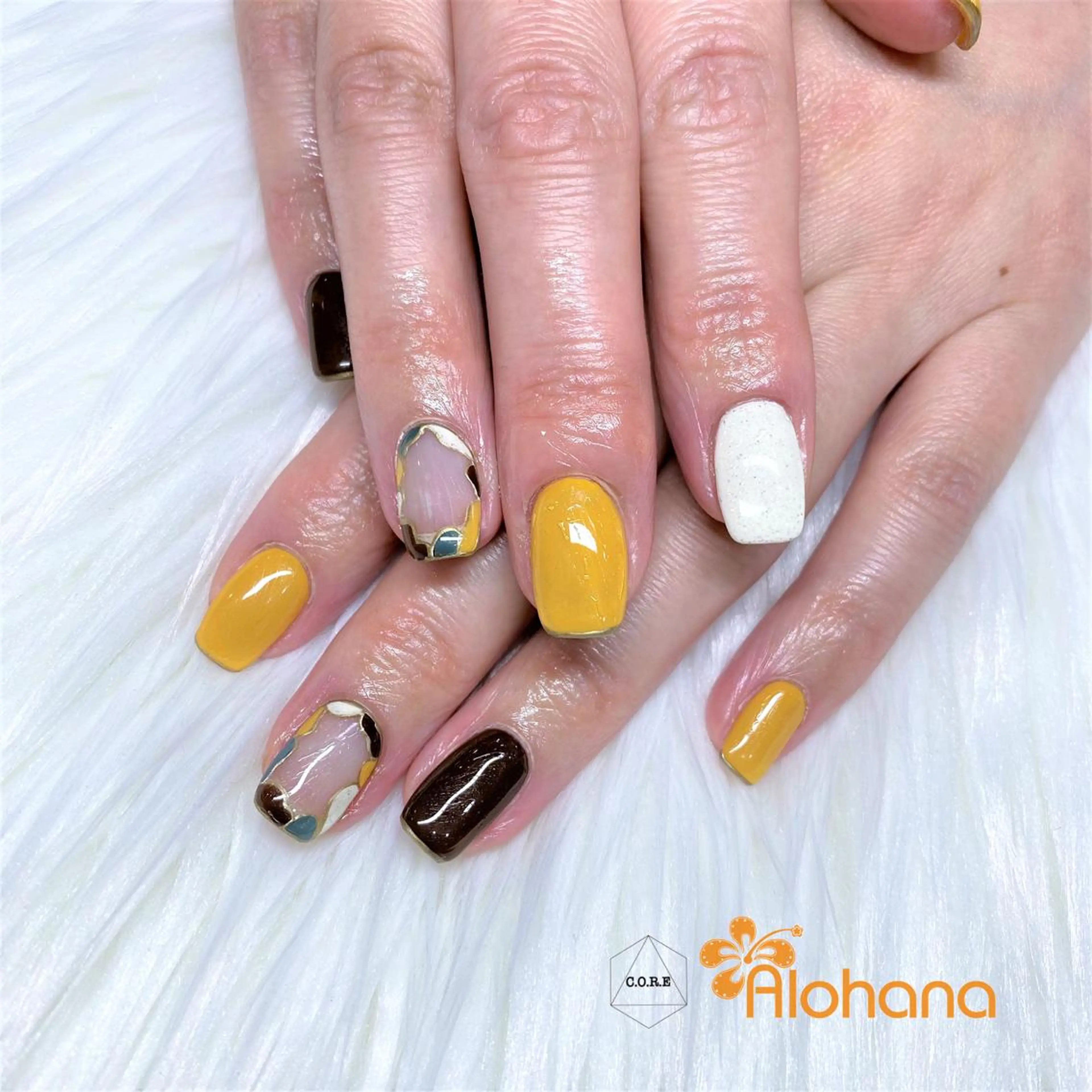 ネイル ハンドネイル Alohana Minaのネイルデザイン