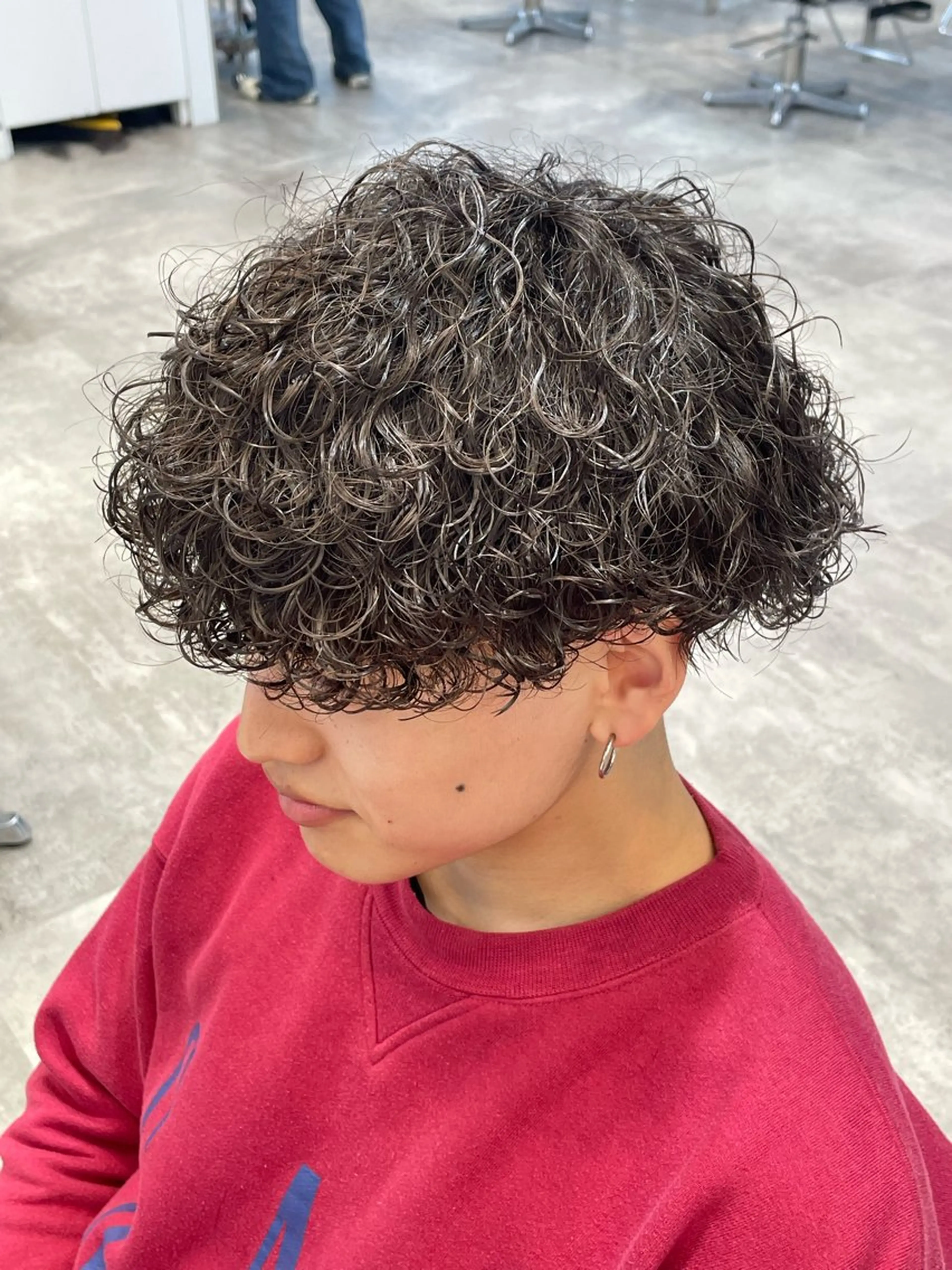 パーマ メンズ メンズパーマ プードルパーマ 波巻きパーマ プードルパーマ カット パーマ fifth 武正 琉生のヘアスタイル