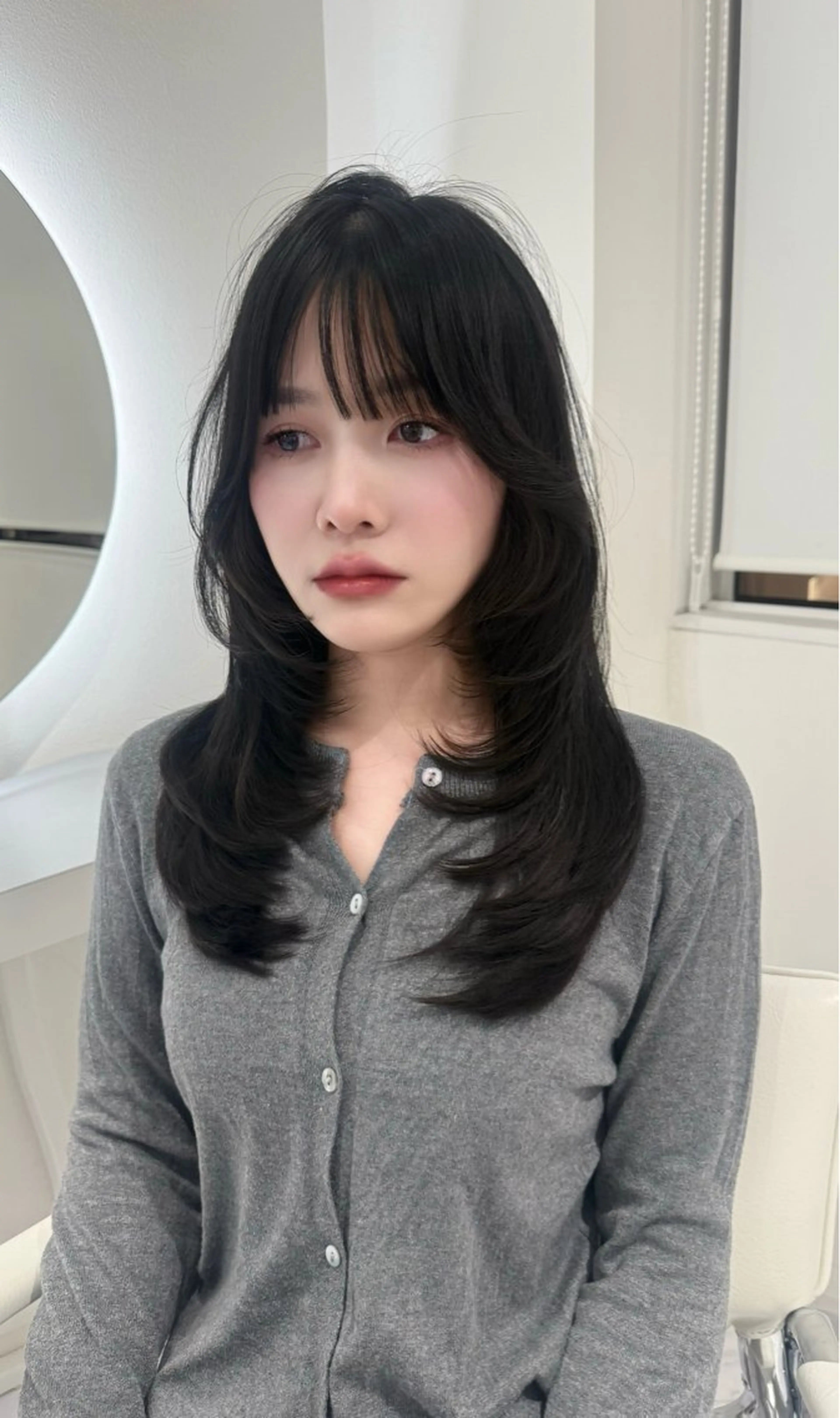 ロング 顔周りカット レイヤーカット🫧 🎀Tomoka🎀のヘアスタイル