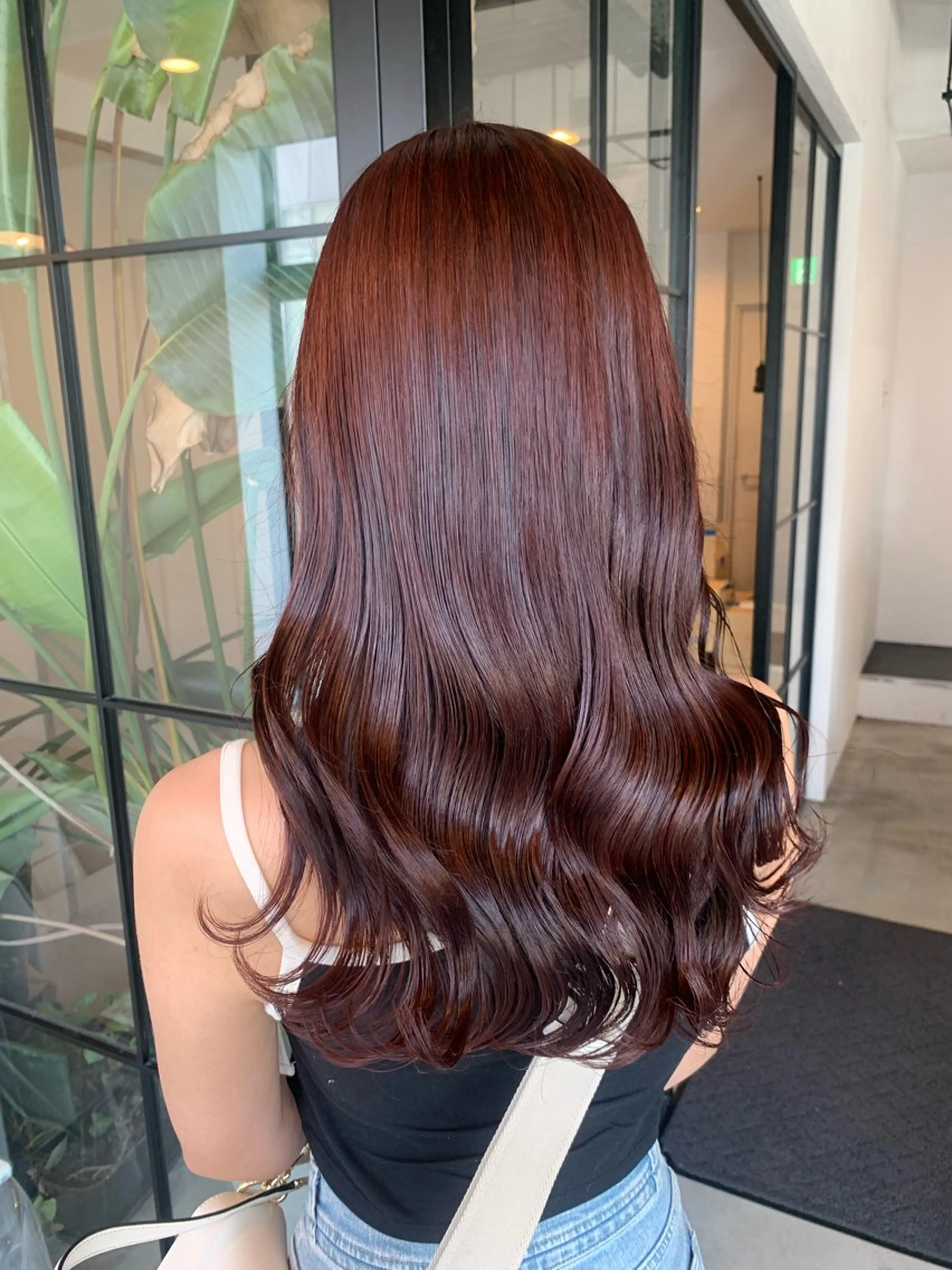 セミロング カラー ヘアカラー トリートメント ベージュカラー🌿 新潟駅/青木結月のヘアスタイル