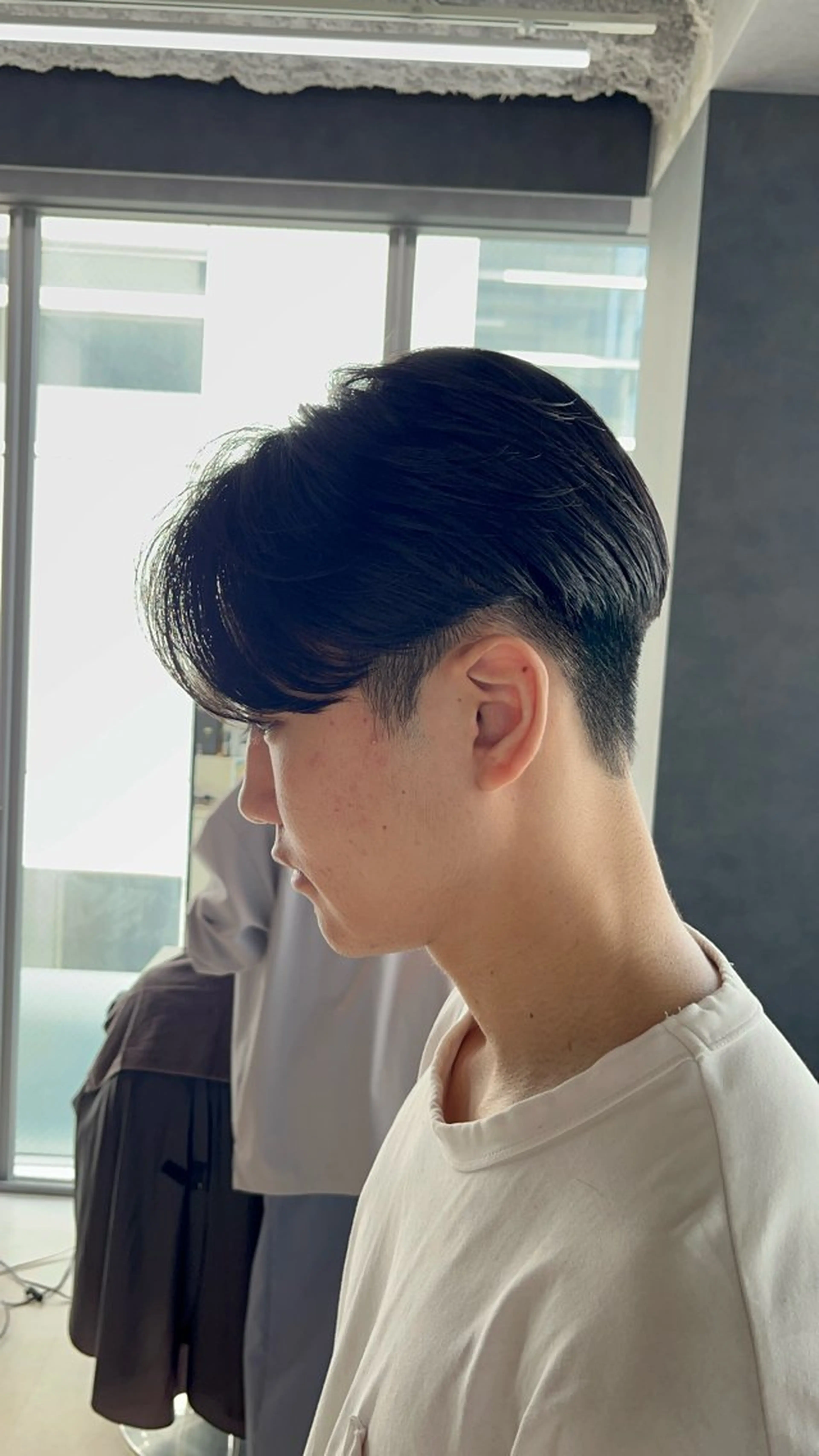 メンズ カット 縮毛矯正 毛流れが作れる 縮毛矯正/渡部純生のヘアスタイル