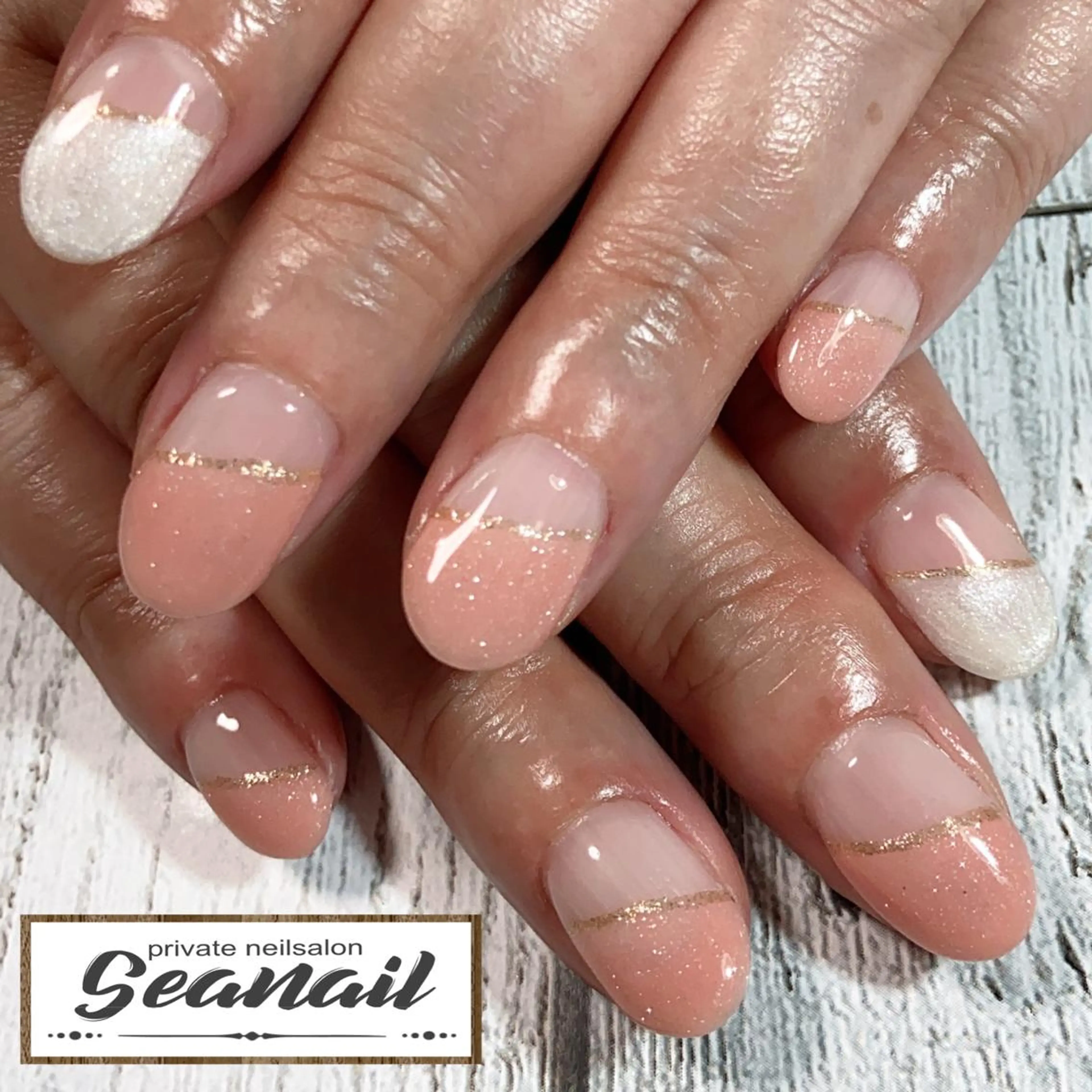 ネイル アートネイル フットネイル フレンチネイル ジェルネイル 持ち込み 小尾 栞のネイルデザイン