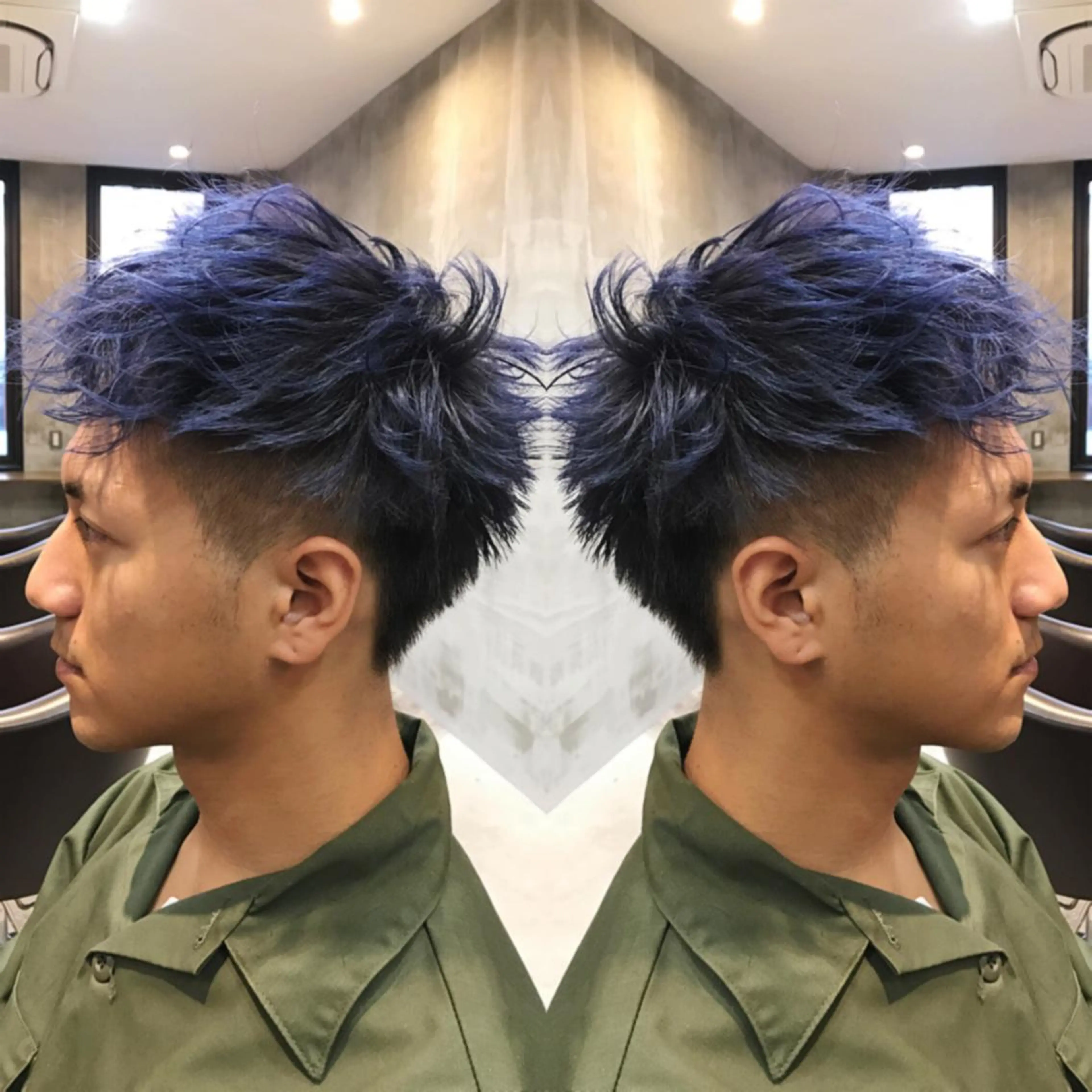 ショート カラー メンズ カット ヘアカラー トリートメント 重政 和樹のヘアスタイル