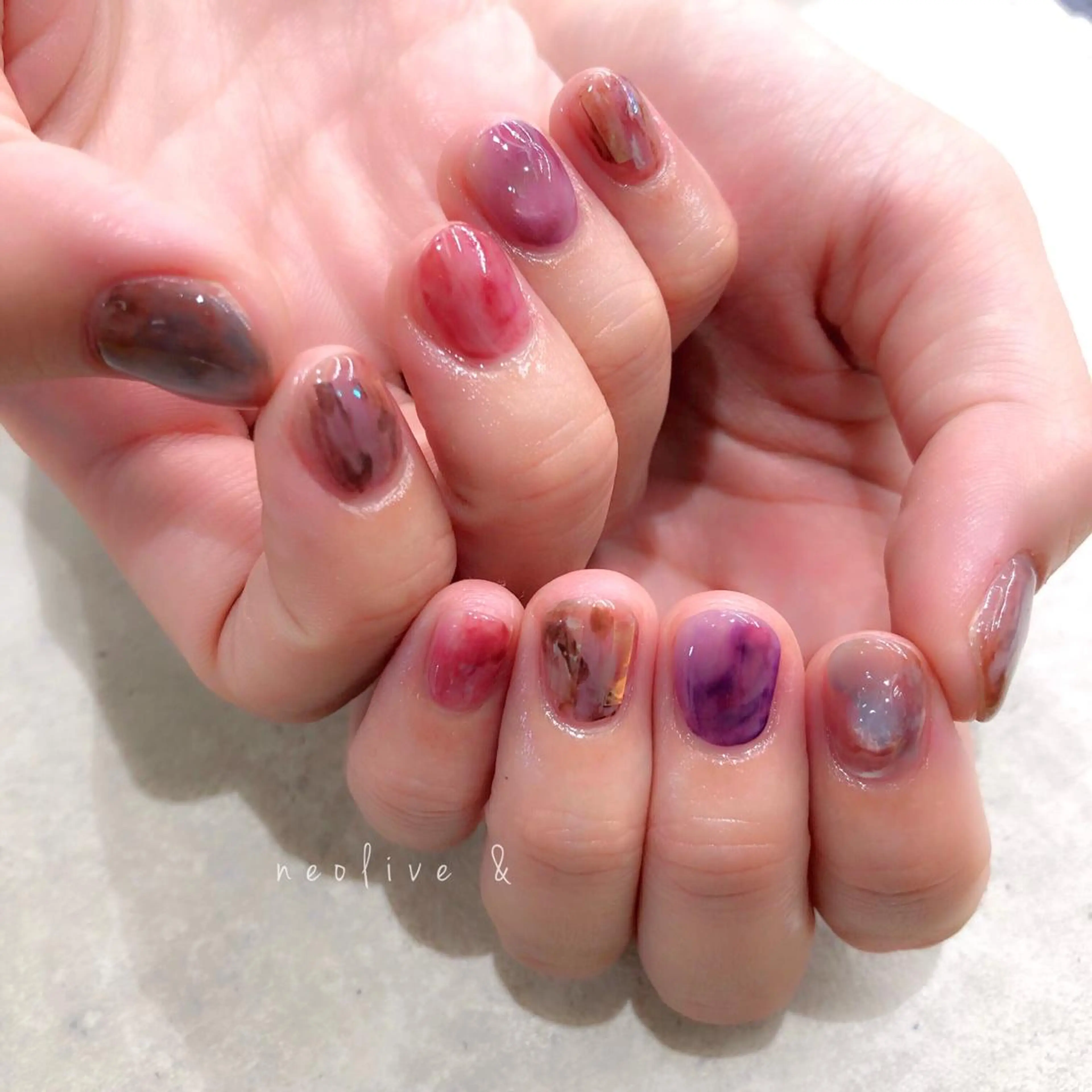 ネイル ハンドネイル Yuriko Omi パラジェル/渋谷のネイルデザイン