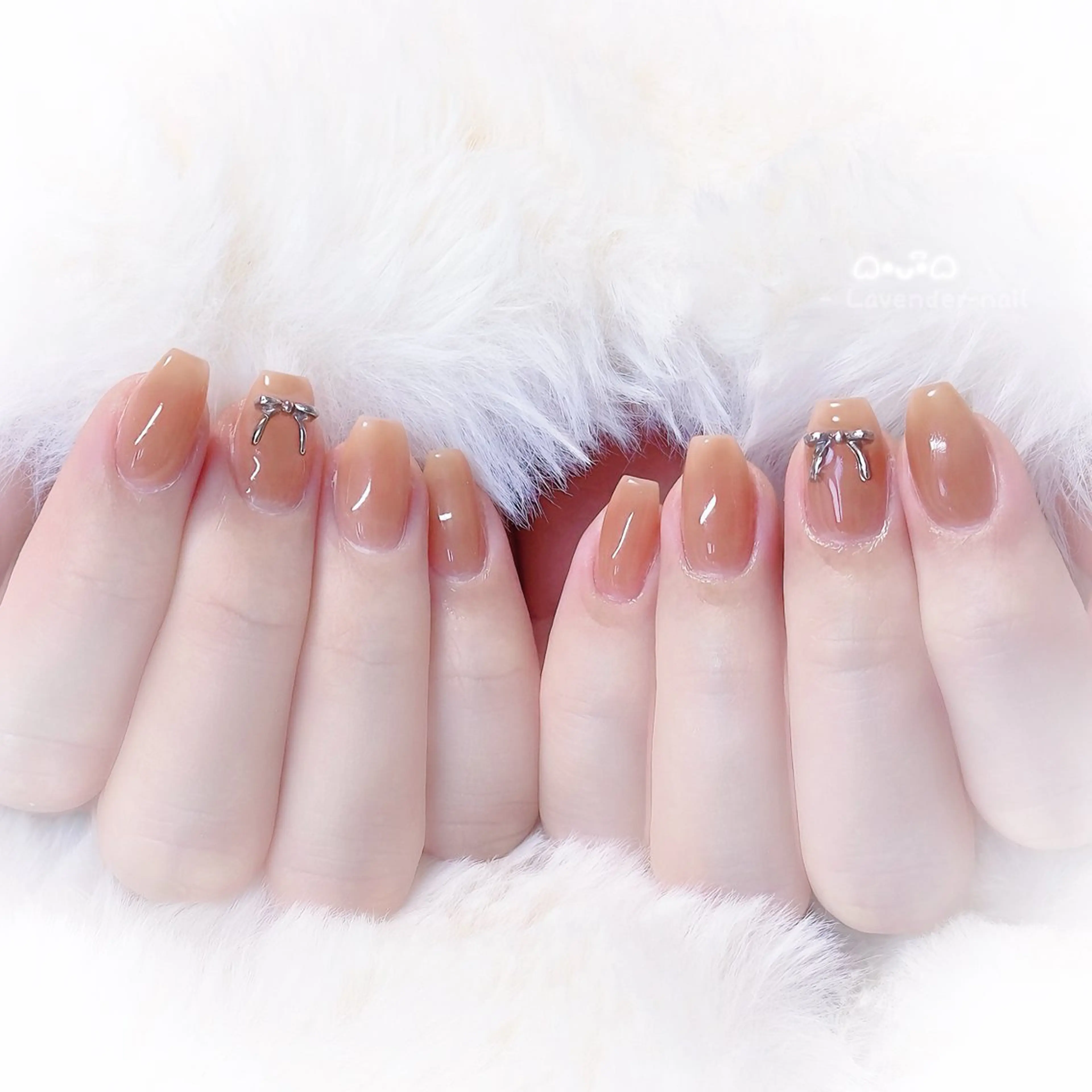 ネイル ハンドネイル Lavender nail·北18条のネイルデザイン