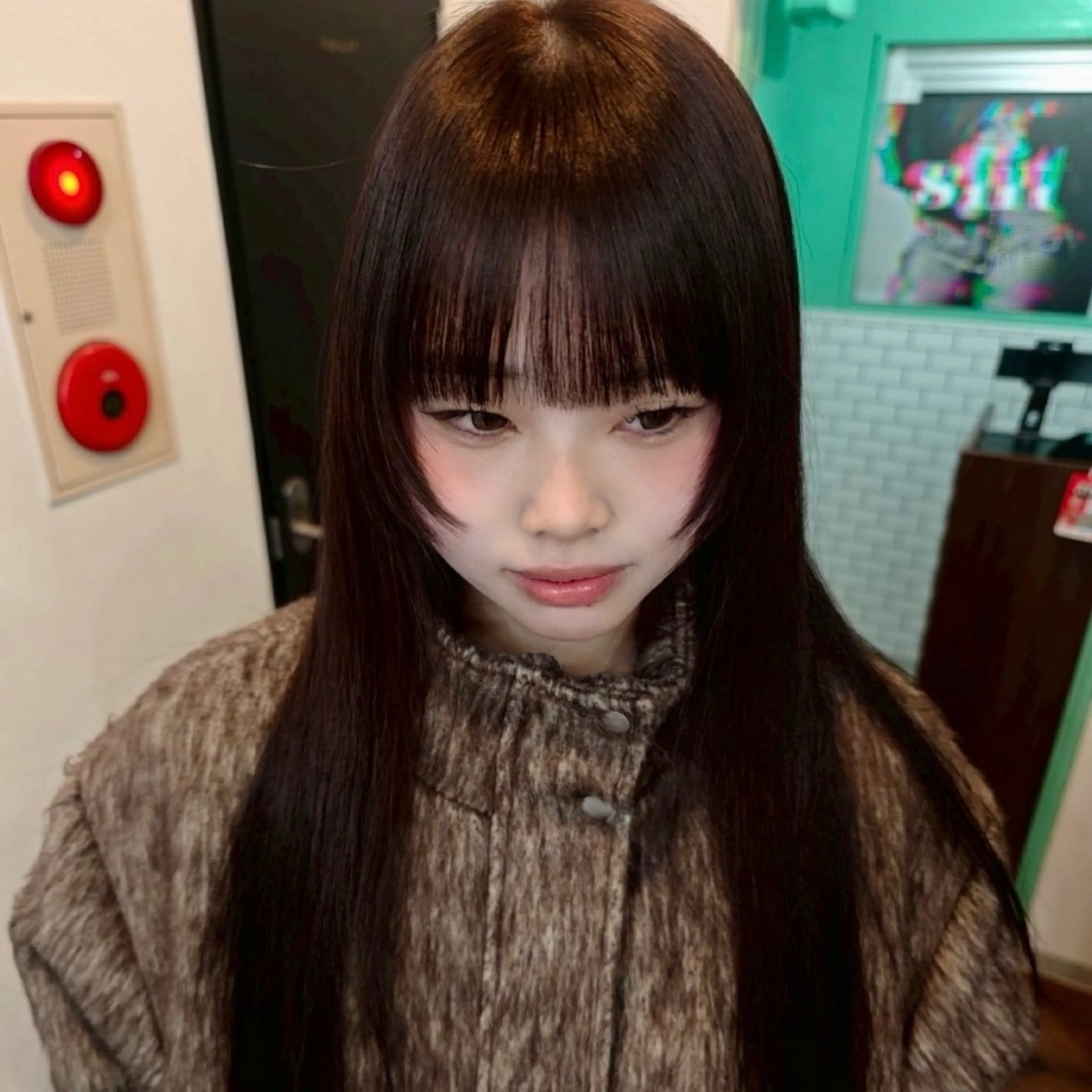 ロング カラー ブラウンカラー 透明感カラー ピンクカラー ピンクブラウン ヘアカラー slit kokoroのヘアスタイル