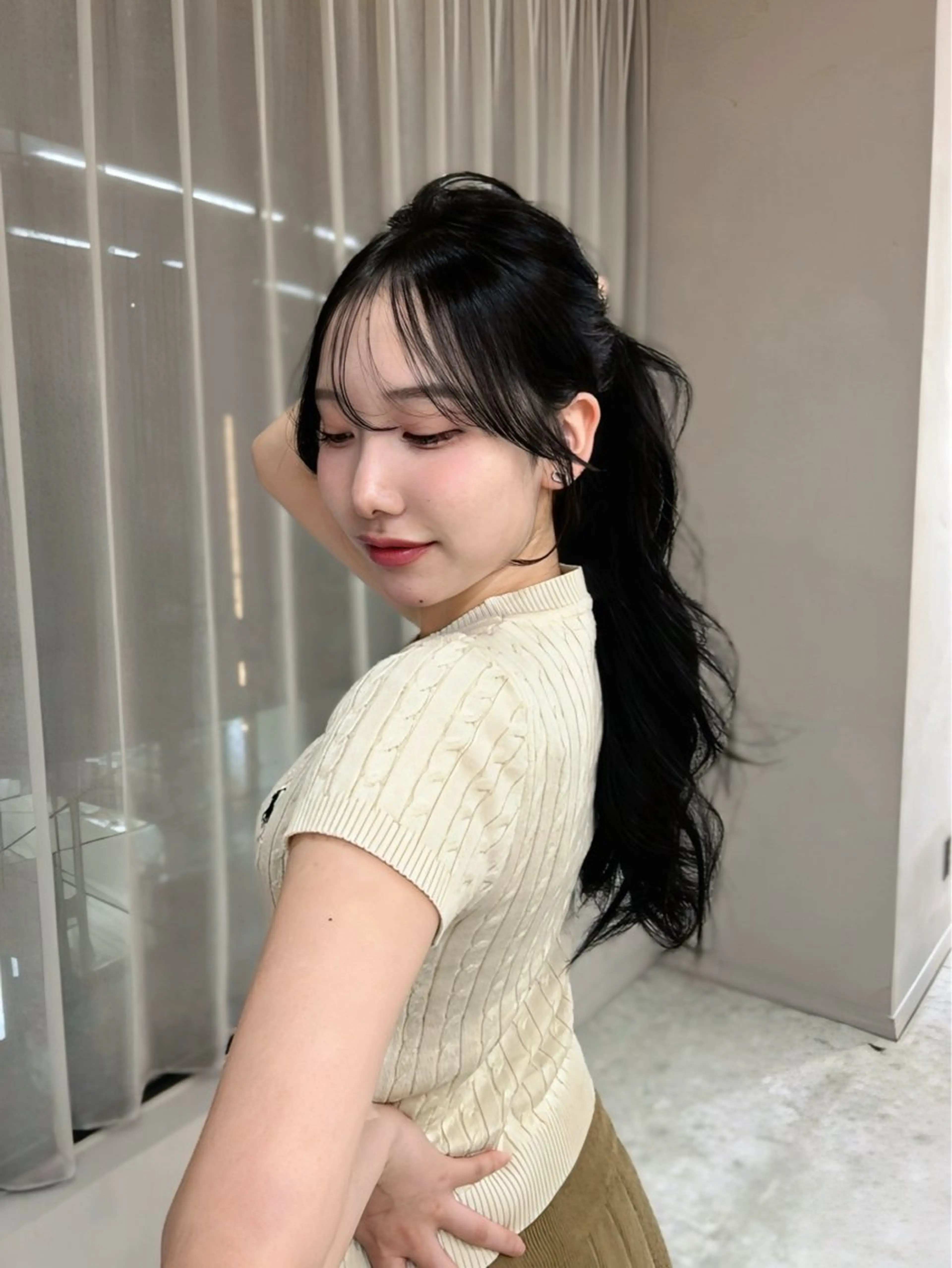 ミディアム カット トリートメント 木串 楽人のヘアスタイル