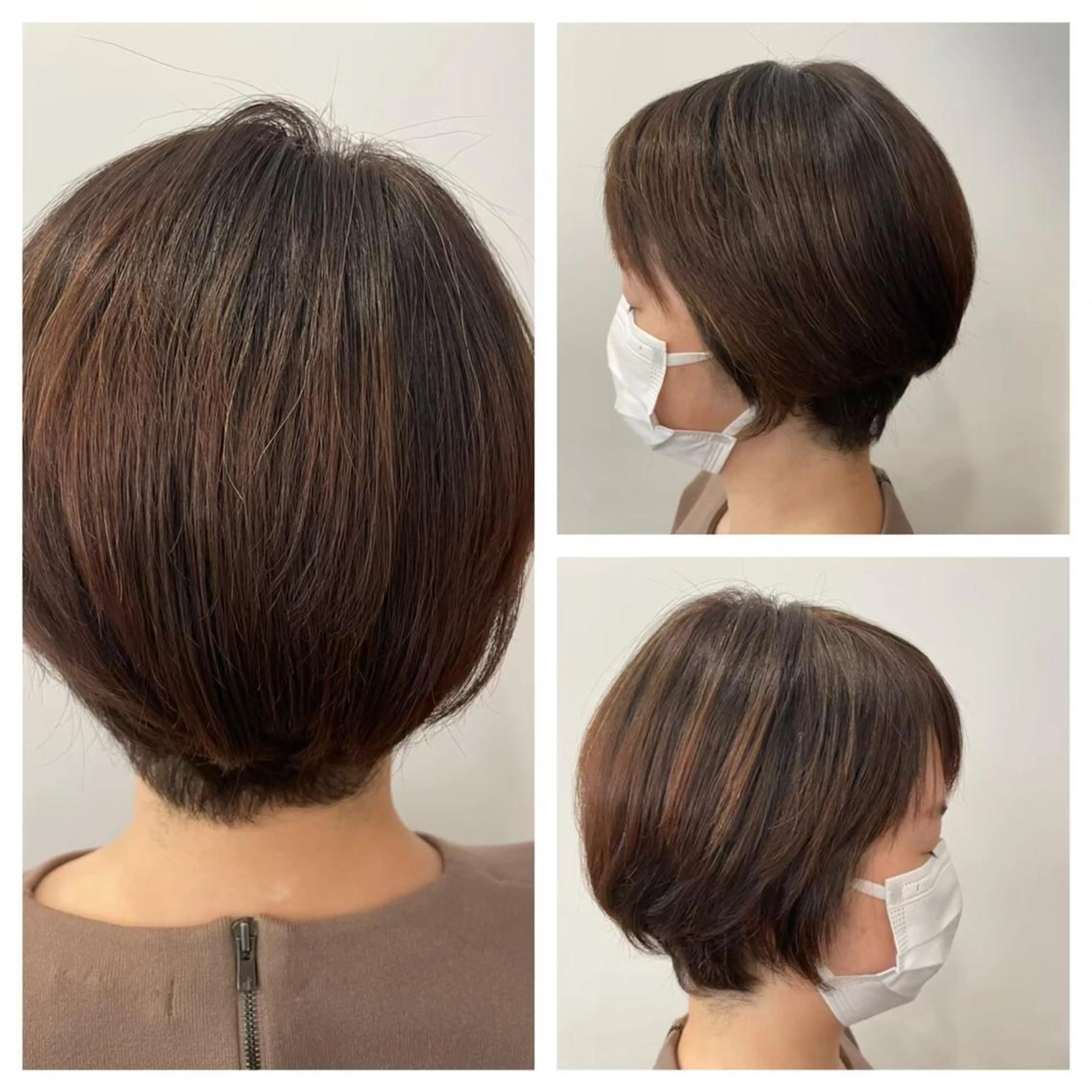 ショート カラー ヘアカラー トリートメント ロングレイヤー 🤍山内　飛鳥🤍のヘアスタイル