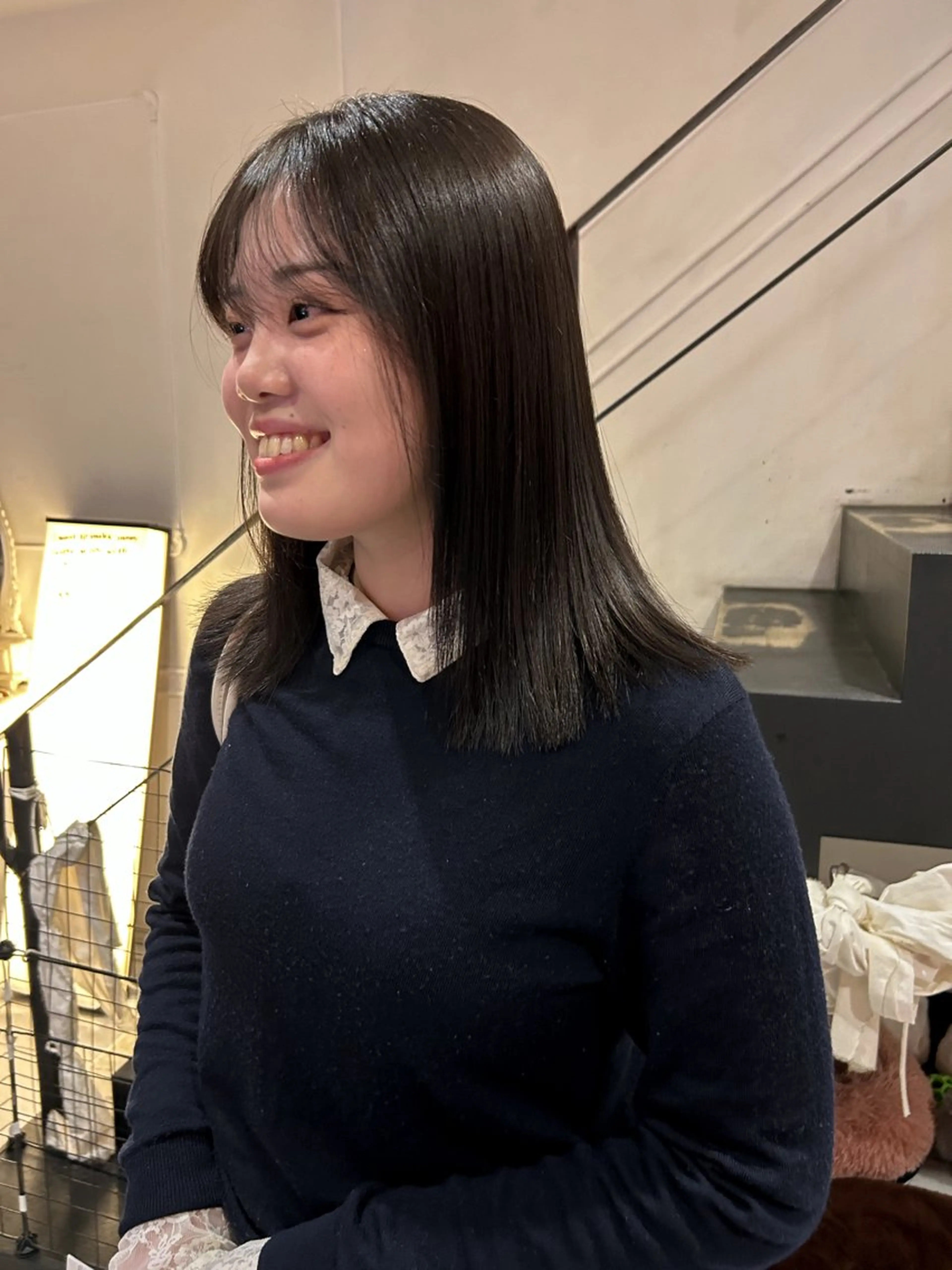 カラー ヘアカラー RINKA 岡崎美容室のヘアスタイル