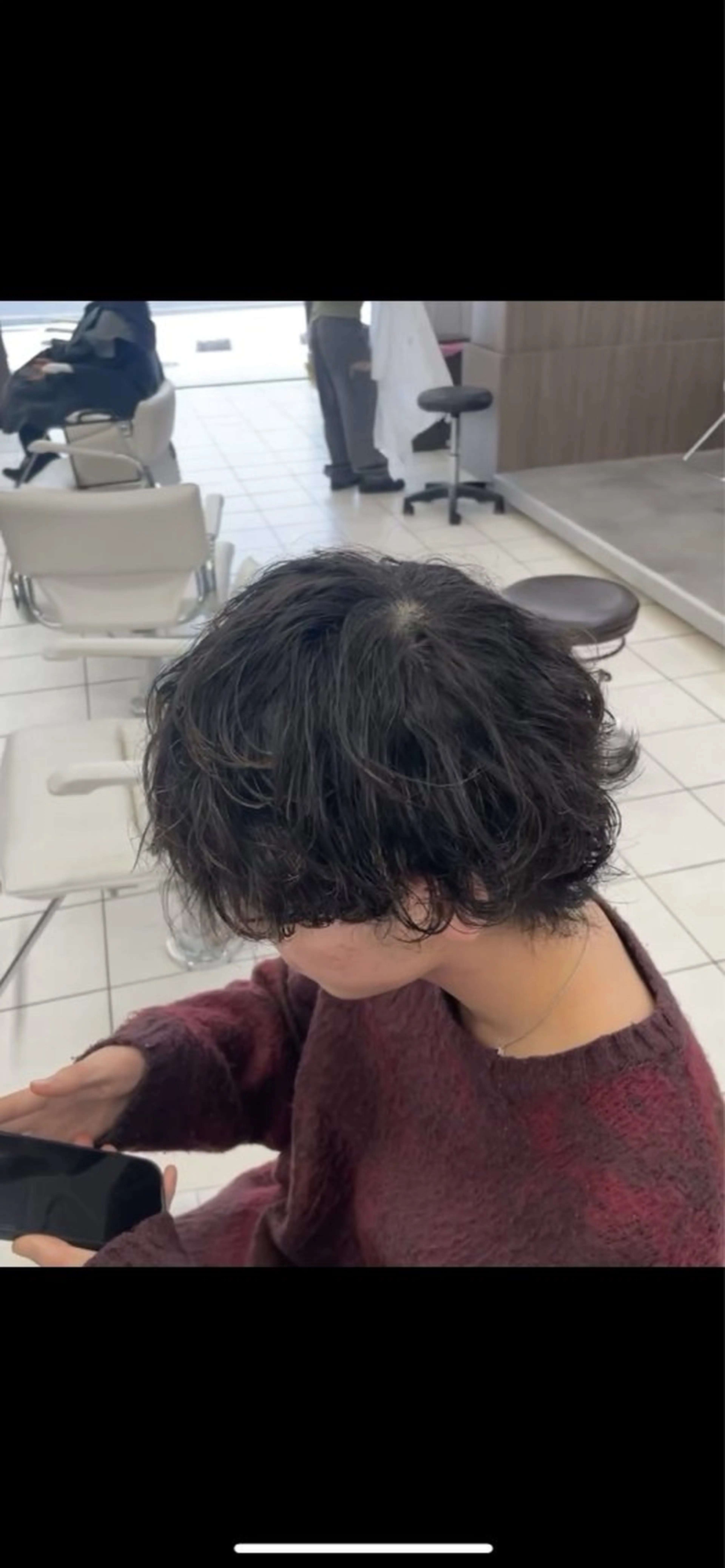 メンズ 成瀬スパイラル パーマ清水大隼のヘアスタイル