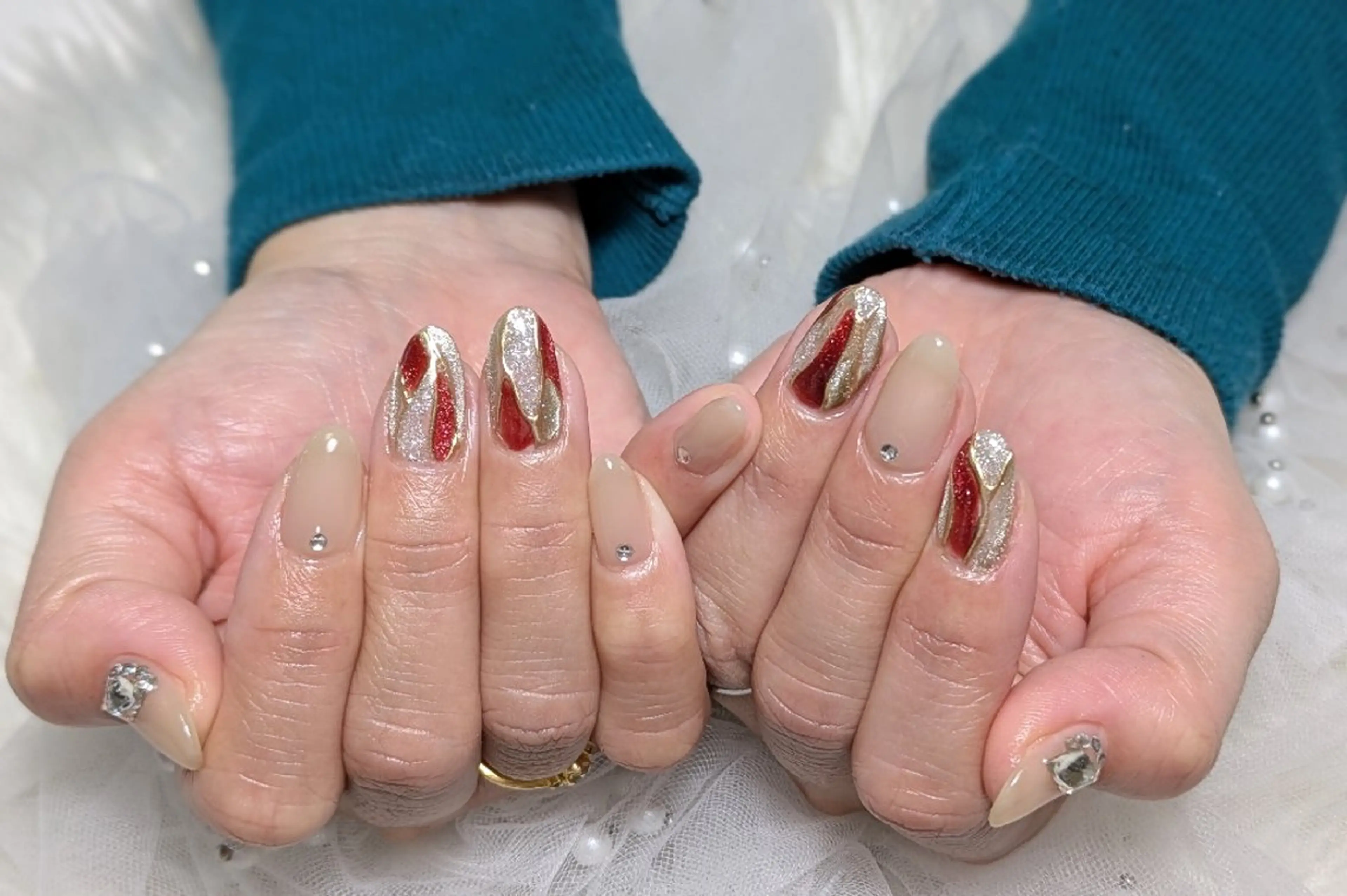 ネイル シンプルネイル ハンドネイル m&pPrivate nailsalonのネイルデザイン