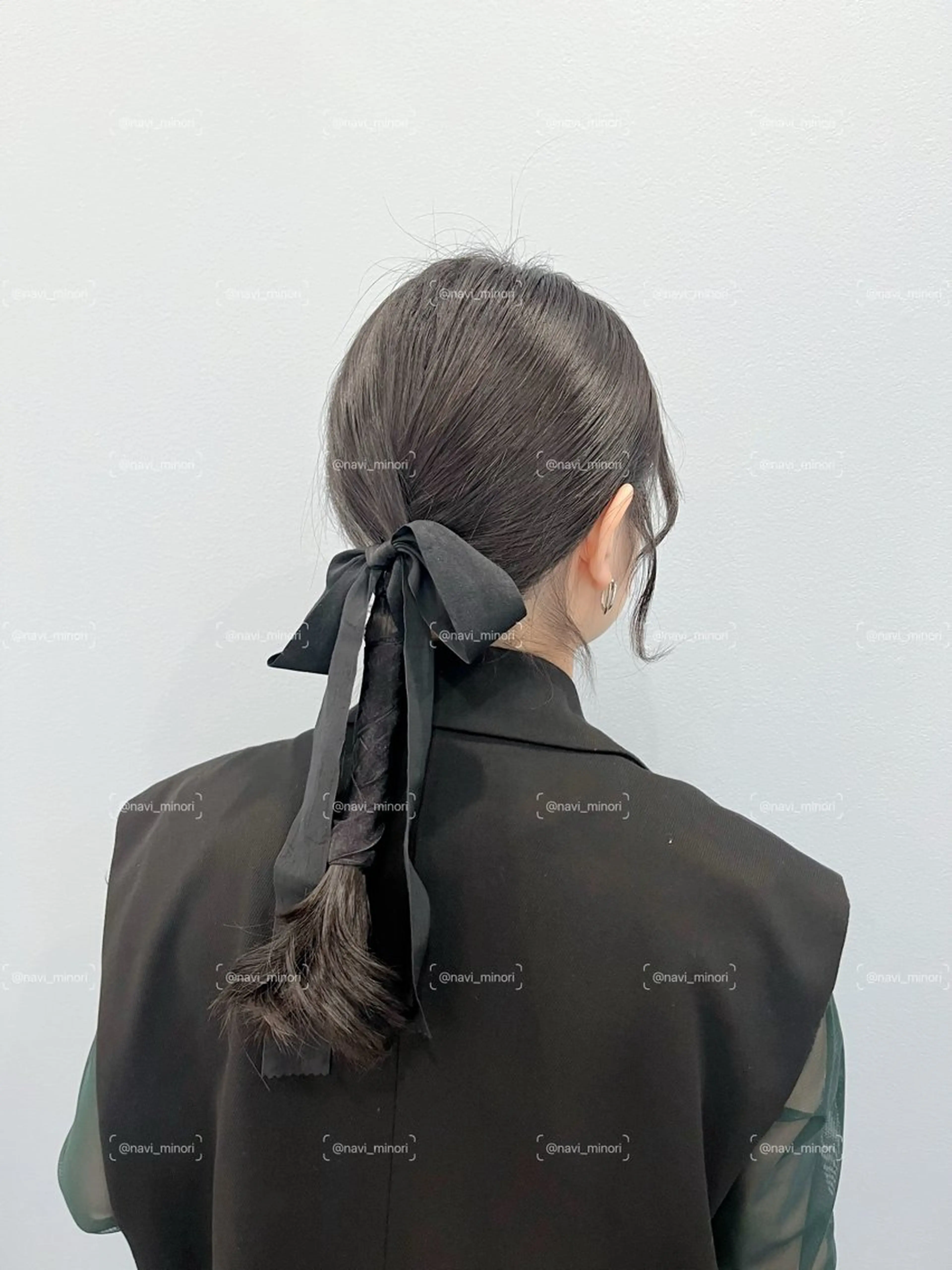 ミディアム ヘアアレンジ Hairset minoriのヘアスタイル