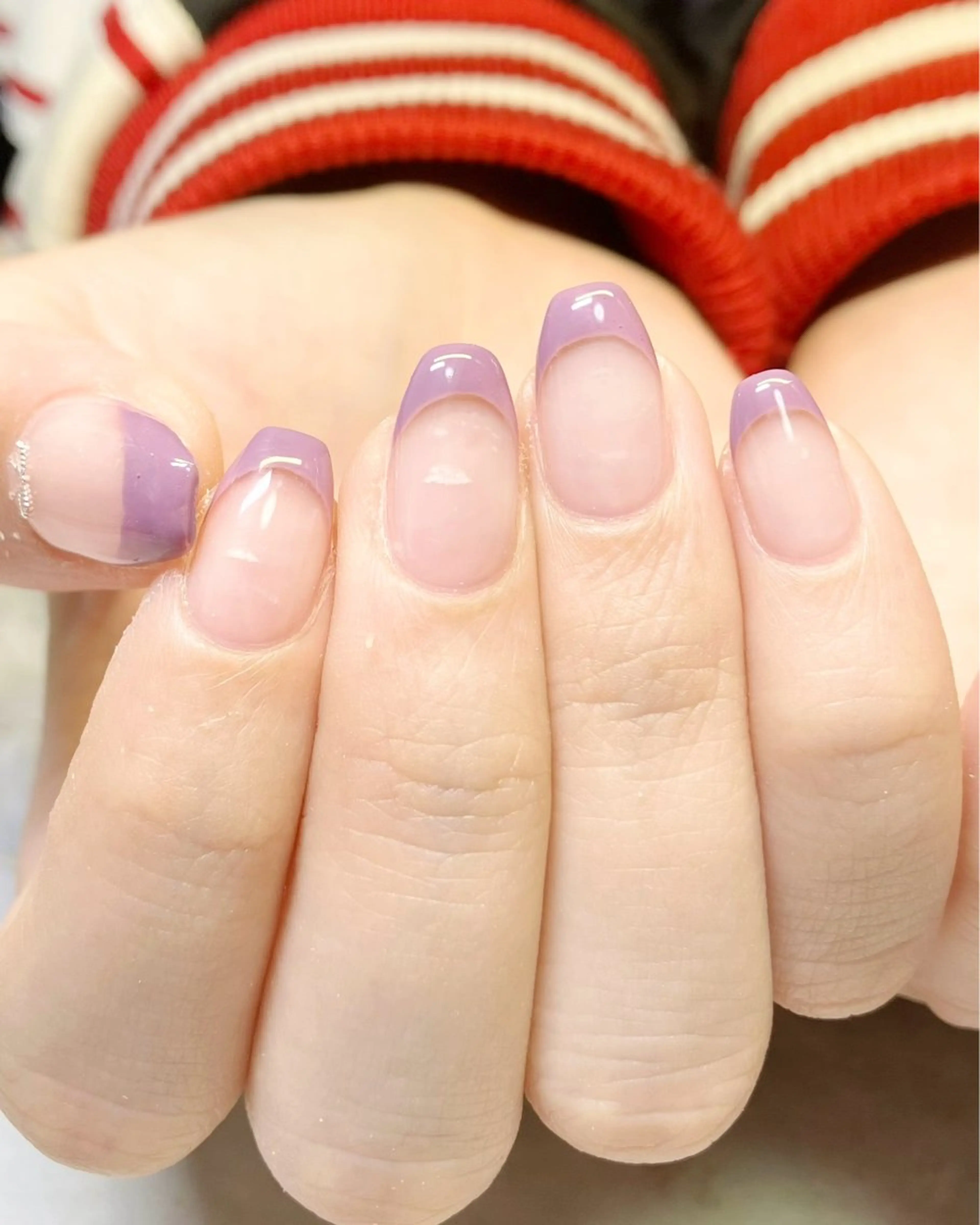 ネイル フレンチネイル ハンドネイル まつ毛&ネイル rikoのマツエク・マツパデザイン