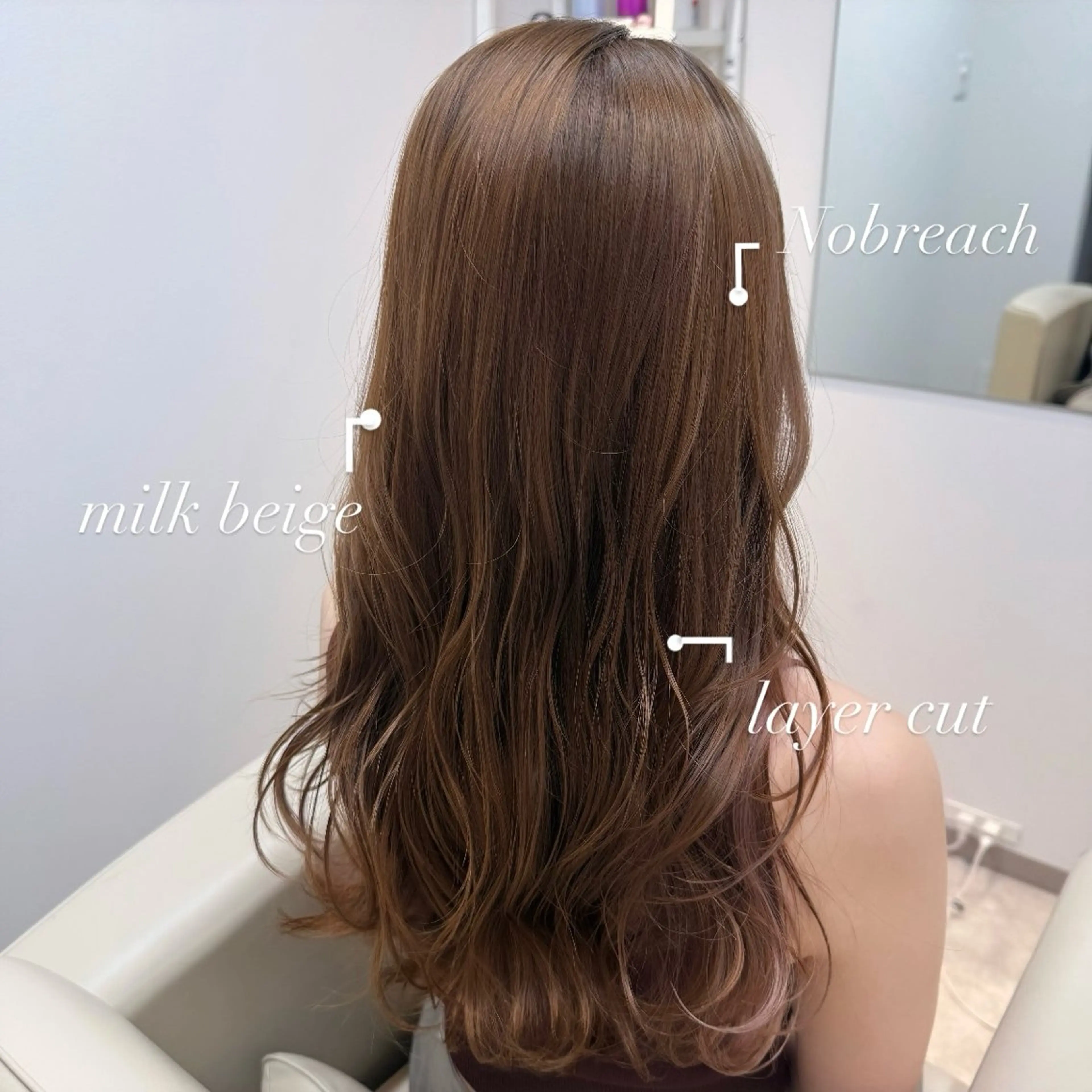 ロング カット ヘアカラー トリートメント 秋元舞香 【髪質改善/カラー】のヘアスタイル