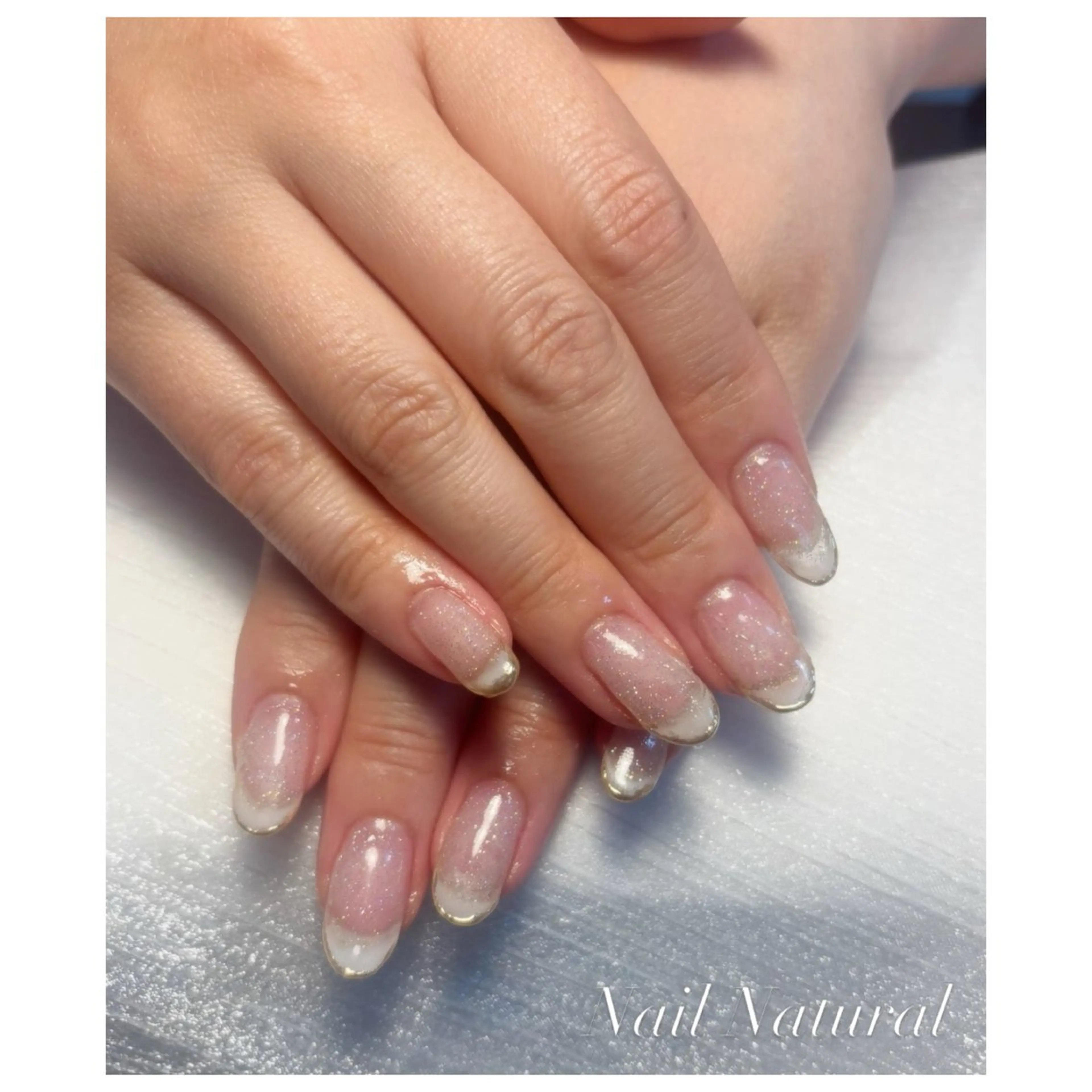 ネイル フレンチネイル 持ち込み 春ネイル ハンドネイル Nail salon Natulalのネイルデザイン