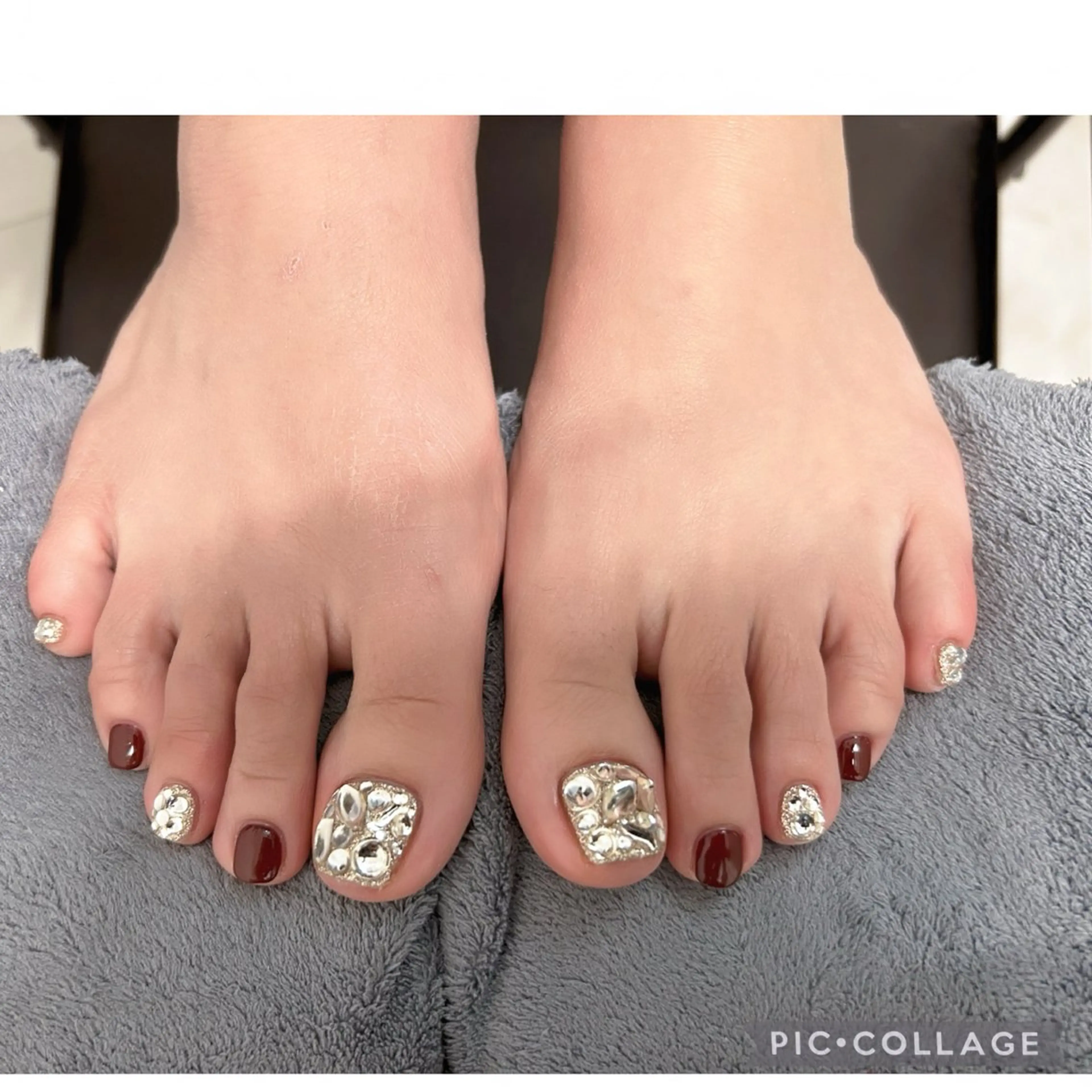 【オフケア込み】フットネイルつけ放題6800円💎の写真