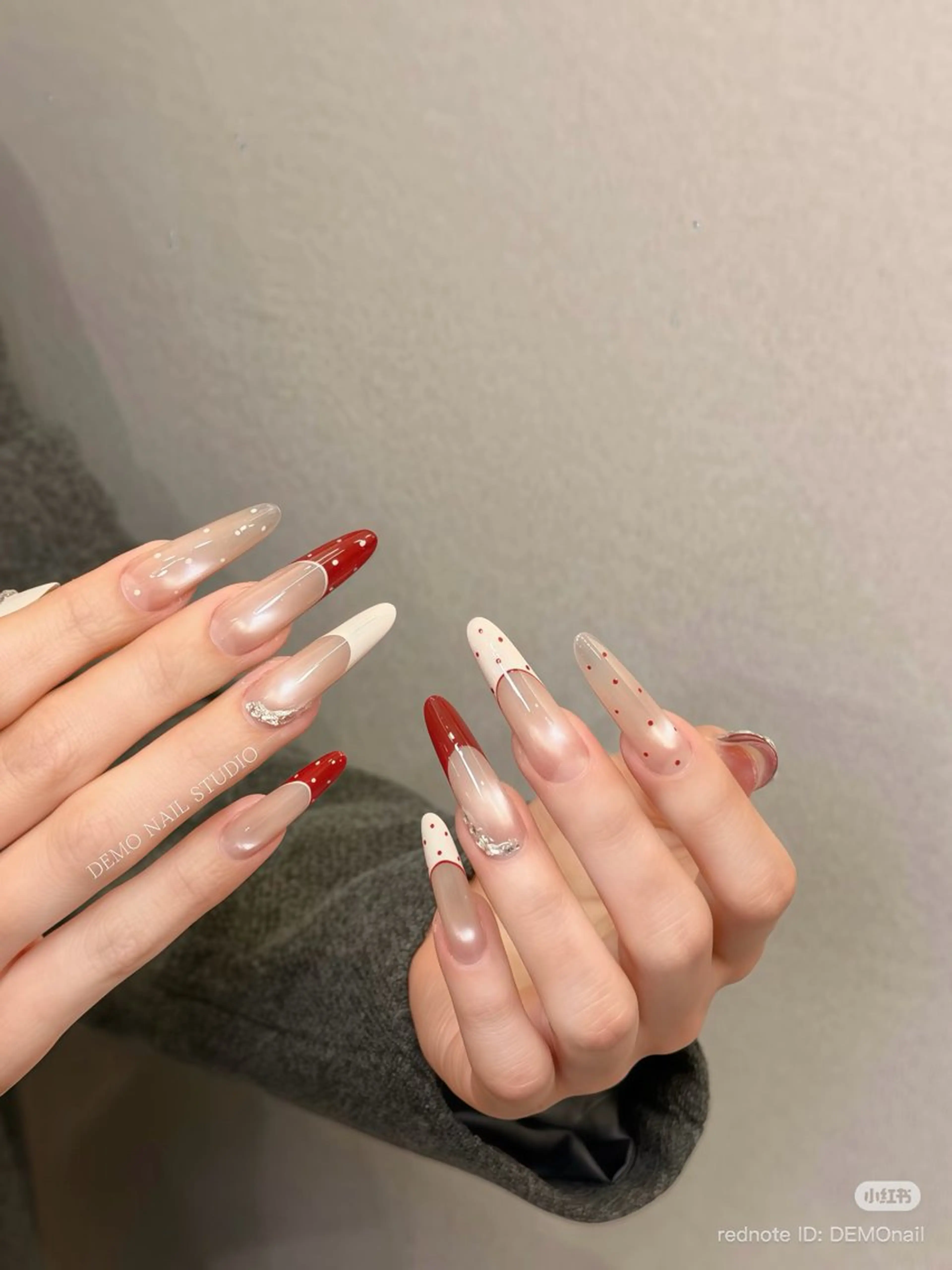 ネイル フレンチネイル キラキラネイル 韓国ネイル シンプルネイル ワンホンネイル ハンドネイル MEI Nailのネイルデザイン